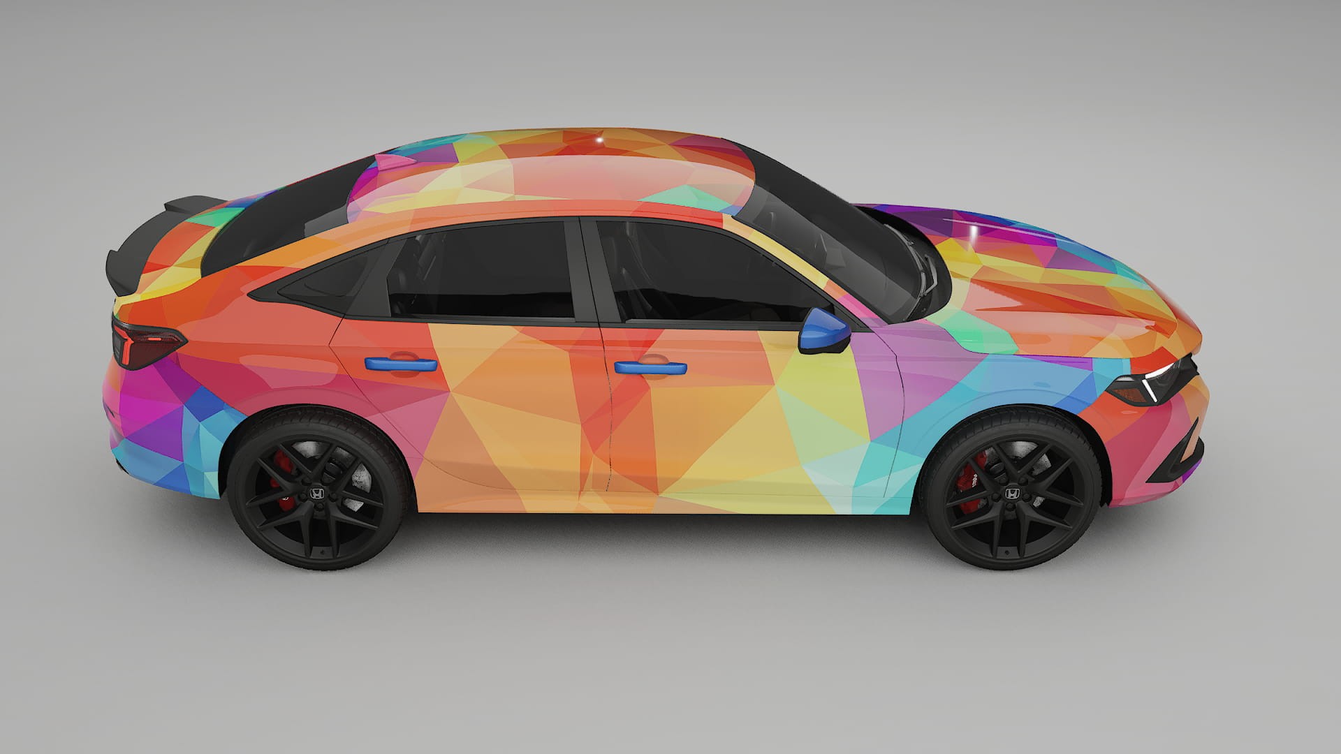 Honda Civic Si VECTOR WIBE Designed Wrap PPF Kit – Printable Polyurethane Film