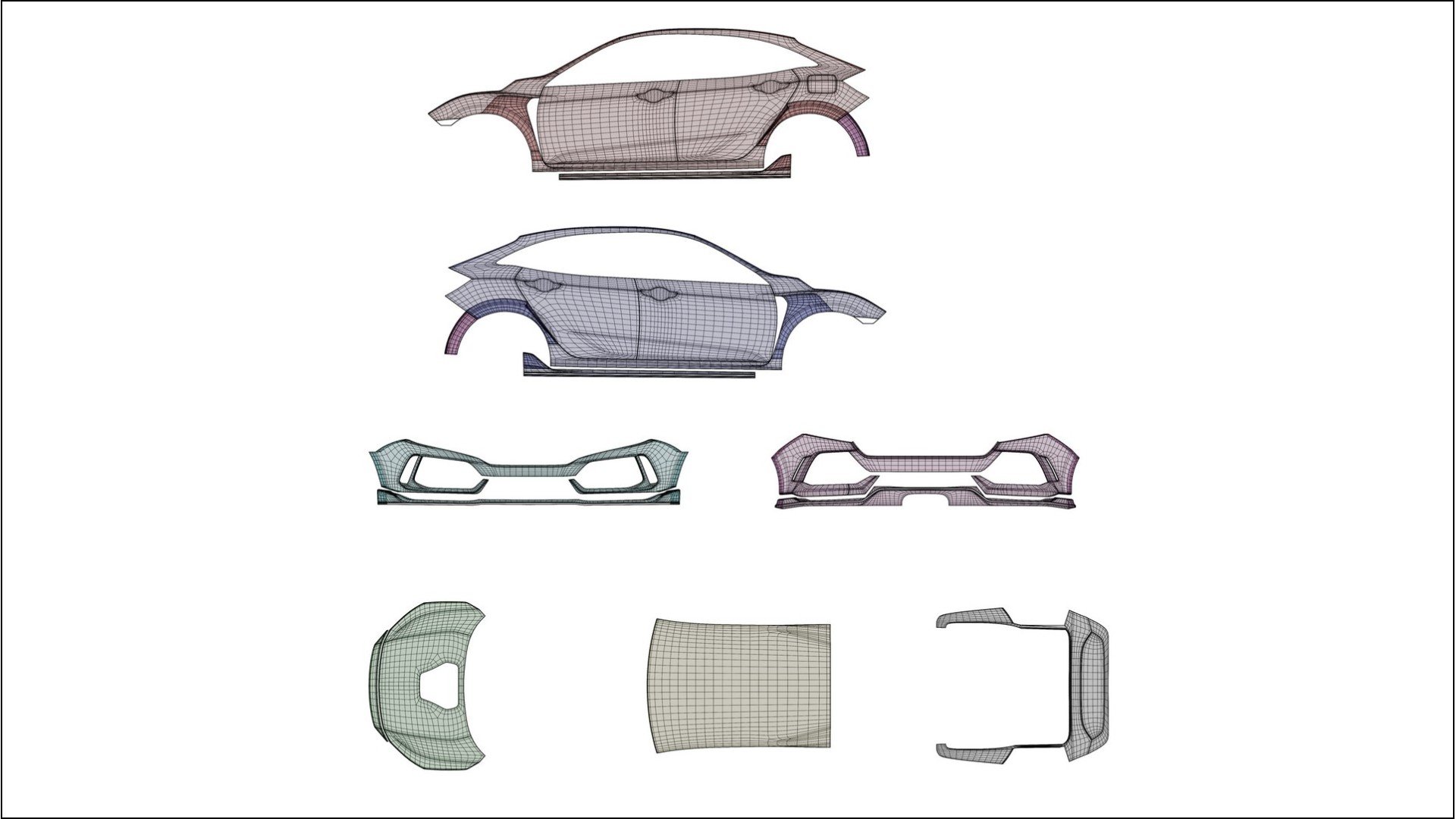 Honda Civic Type-R VECTOR WIBE Designed Wrap PPF Kit – Printable Polyurethane Film