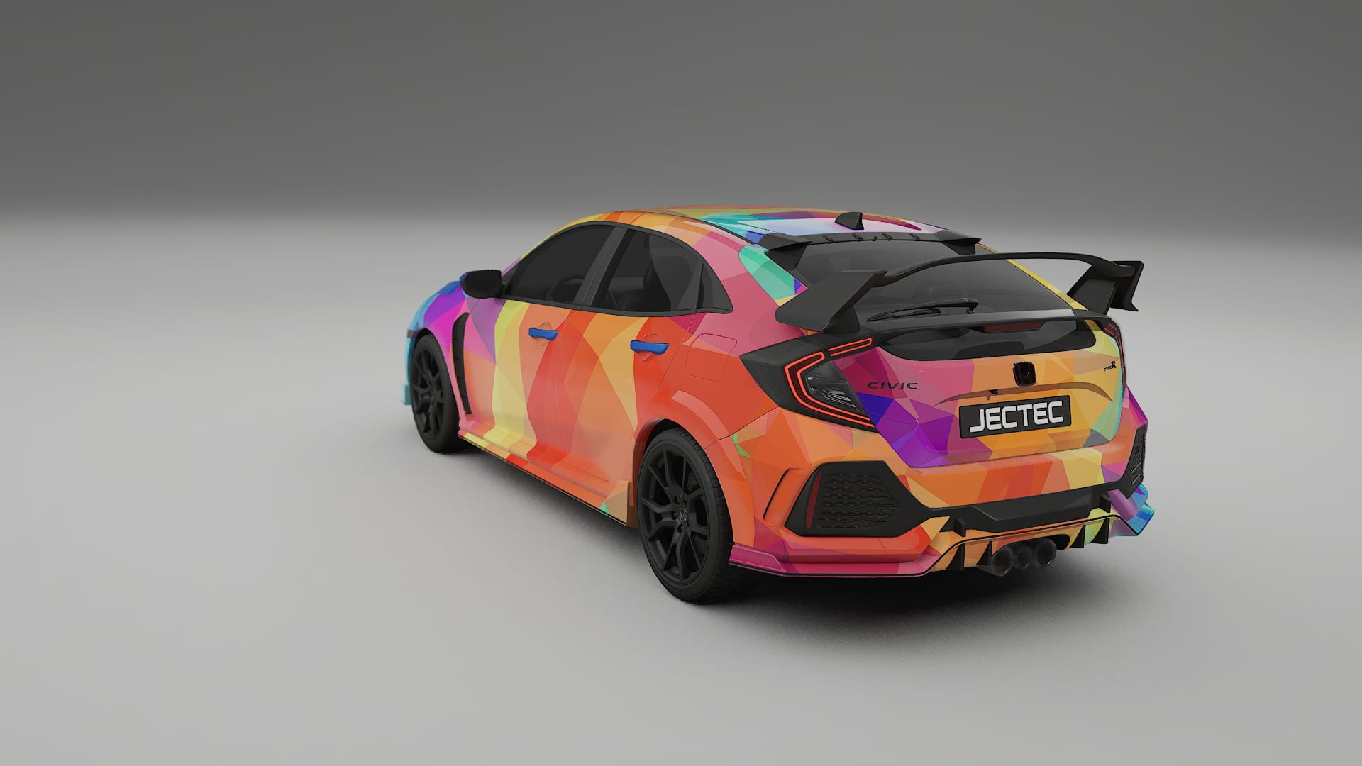 Honda Civic Type-R VECTOR WIBE Designed Wrap PPF Kit – Printable Polyurethane Film