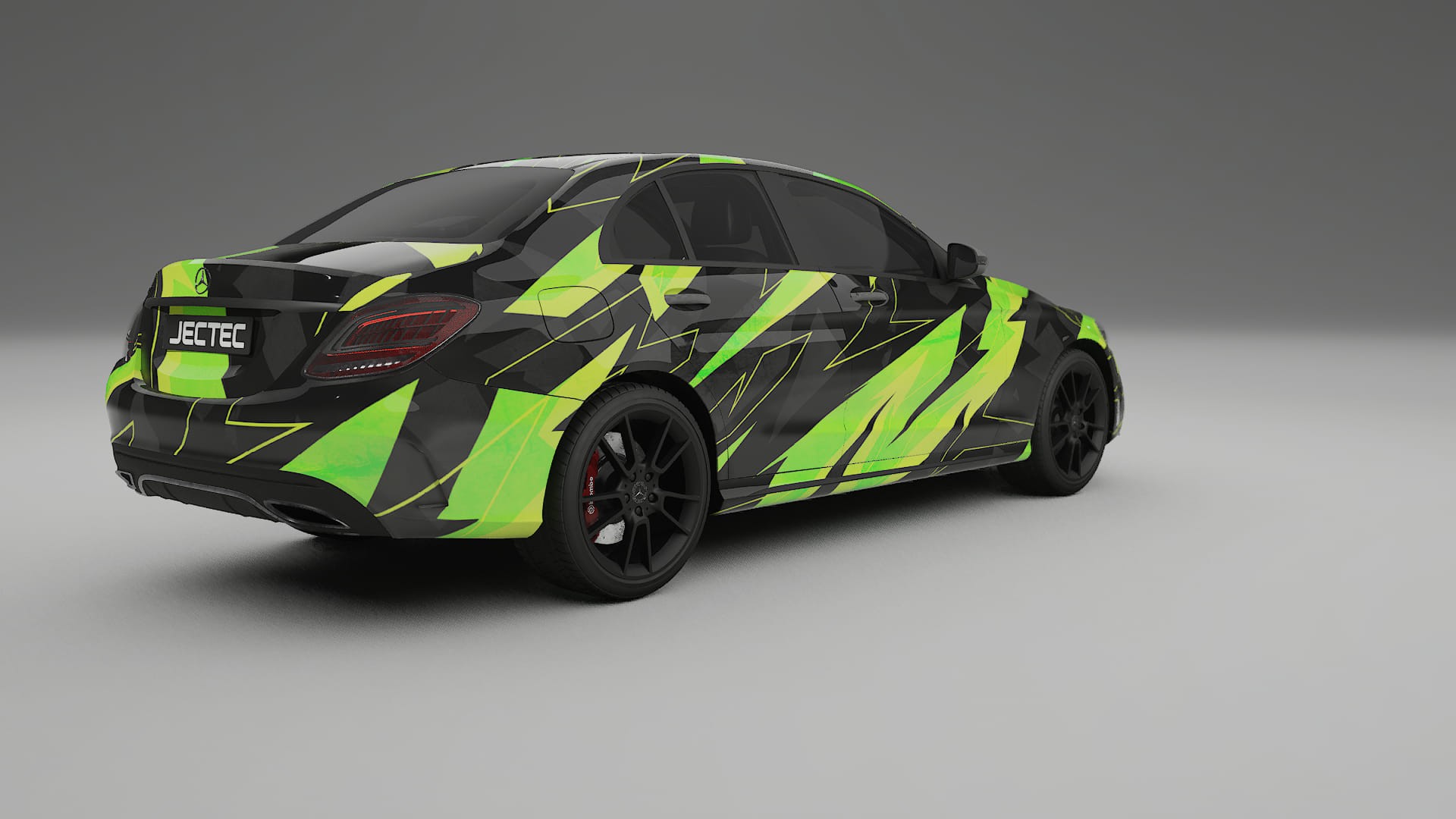 Mercedes C-class W205 AMG sedan NINJA TURTLES Designed Wrap PPF Kit – Printable Polyurethane Film