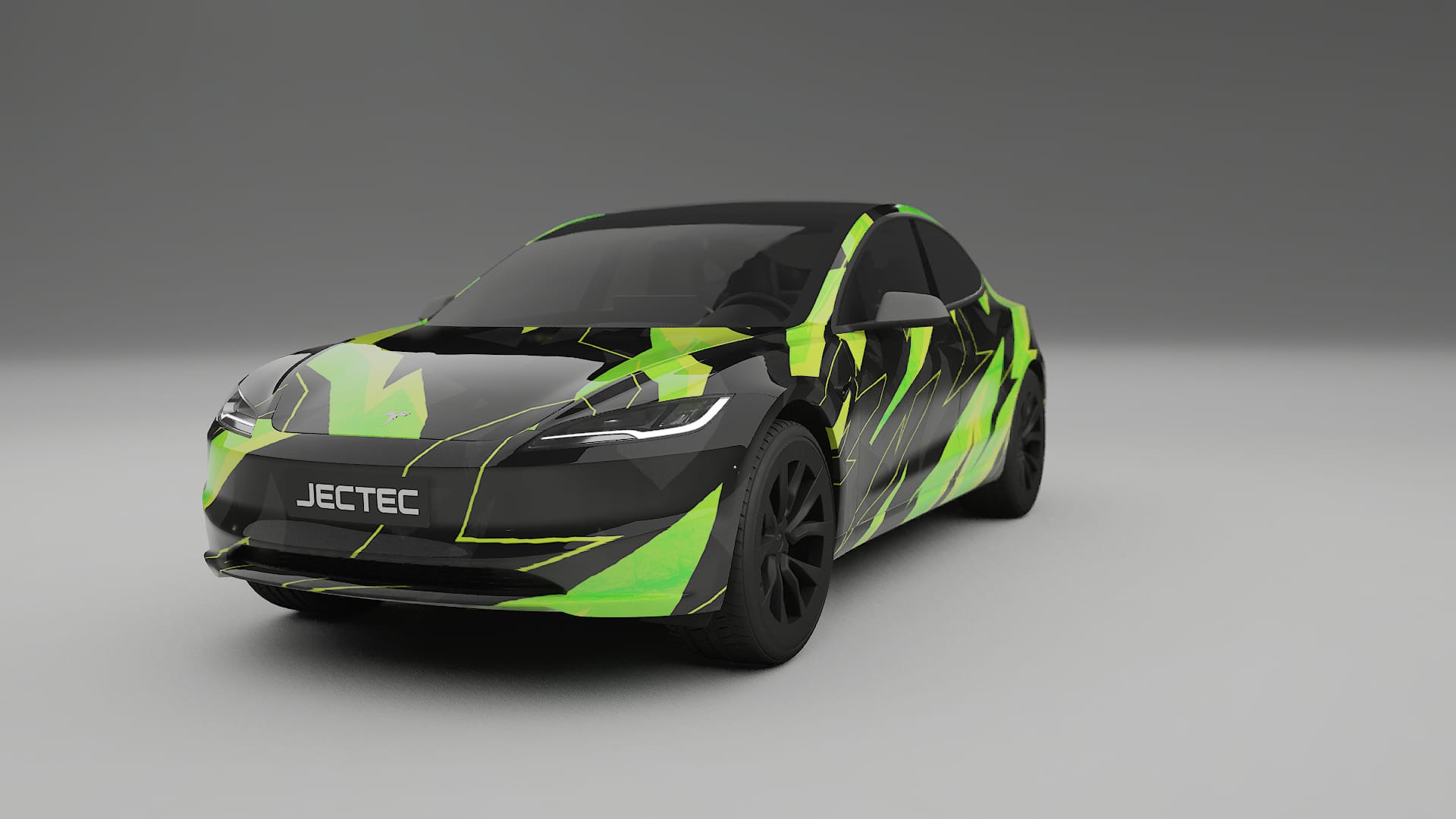 Tesla Model 3 Highland NINJA TURTLES Designed Wrap PPF Kit – Printable Polyurethane Film