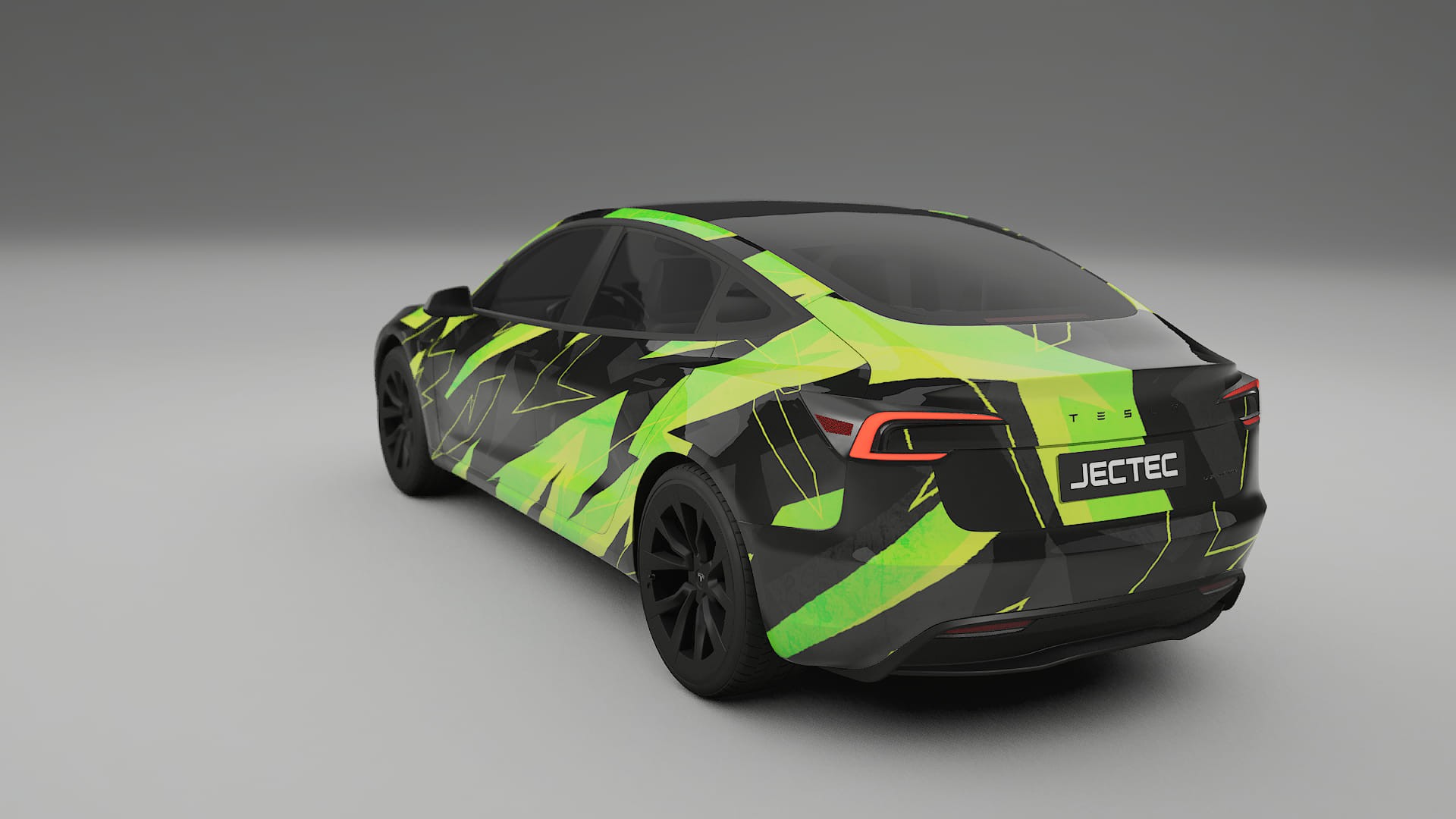 Tesla Model 3 Highland NINJA TURTLES Designed Wrap PPF Kit – Printable Polyurethane Film
