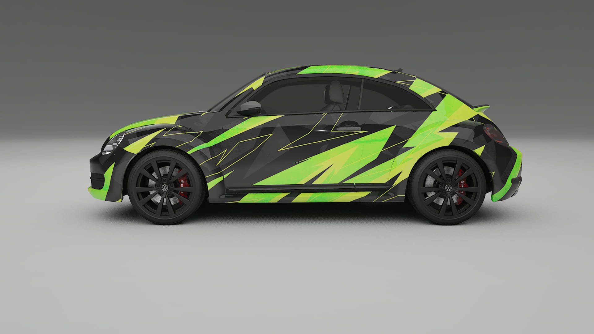 VW Beetle A5 prefacelift pre-LCI NINJA TURTLES Designed Wrap PPF Kit – Printable Polyurethane Film