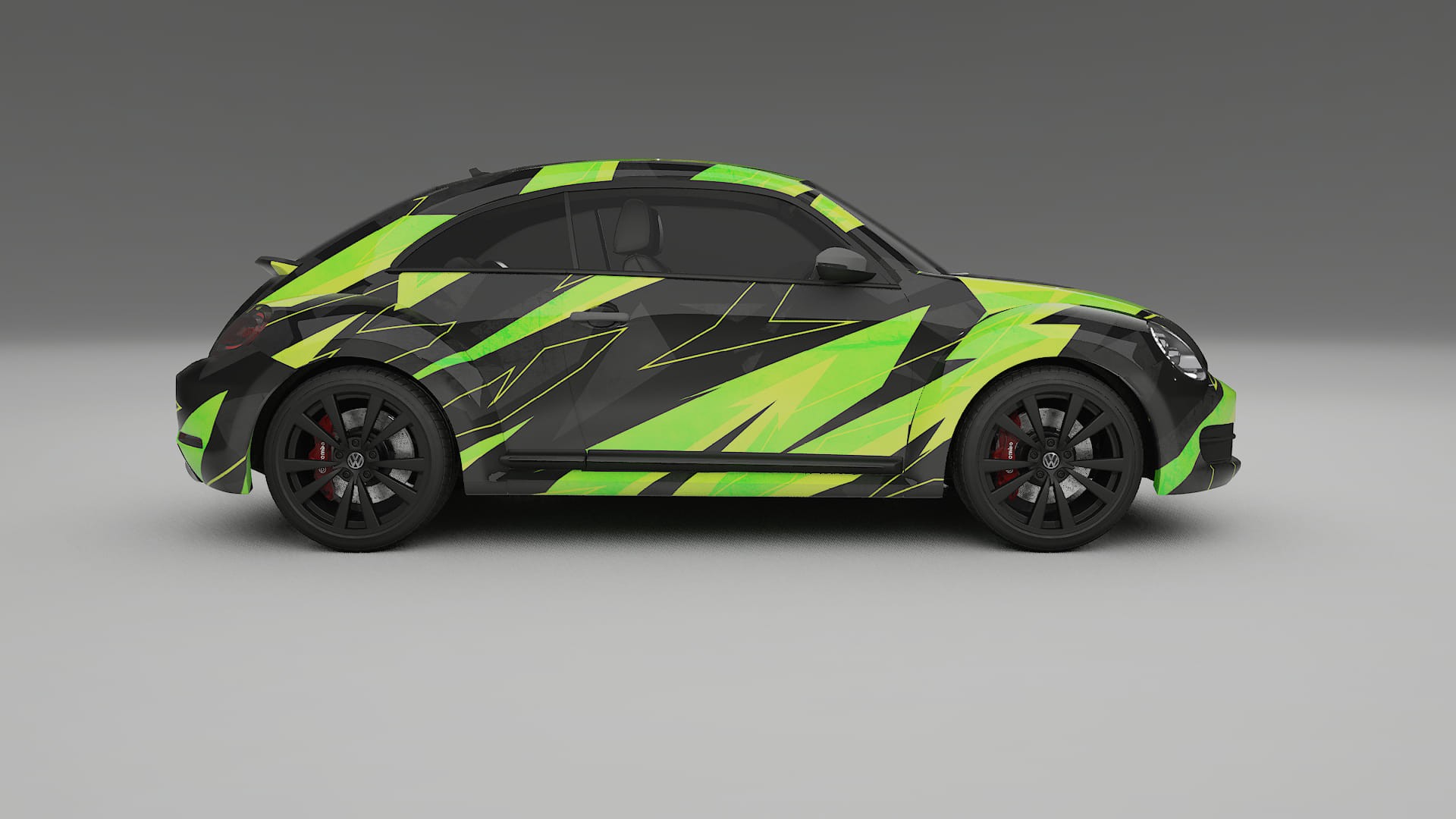 VW Beetle A5 prefacelift pre-LCI NINJA TURTLES Designed Wrap PPF Kit – Printable Polyurethane Film