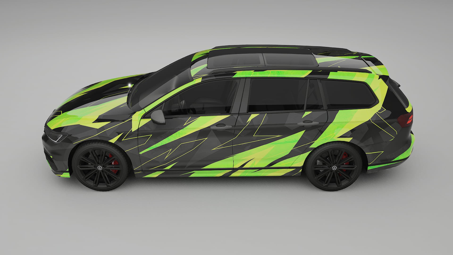 VW Passat VariantR B8 NINJA TURTLES Designed Wrap PPF Kit – Printable Polyurethane Film