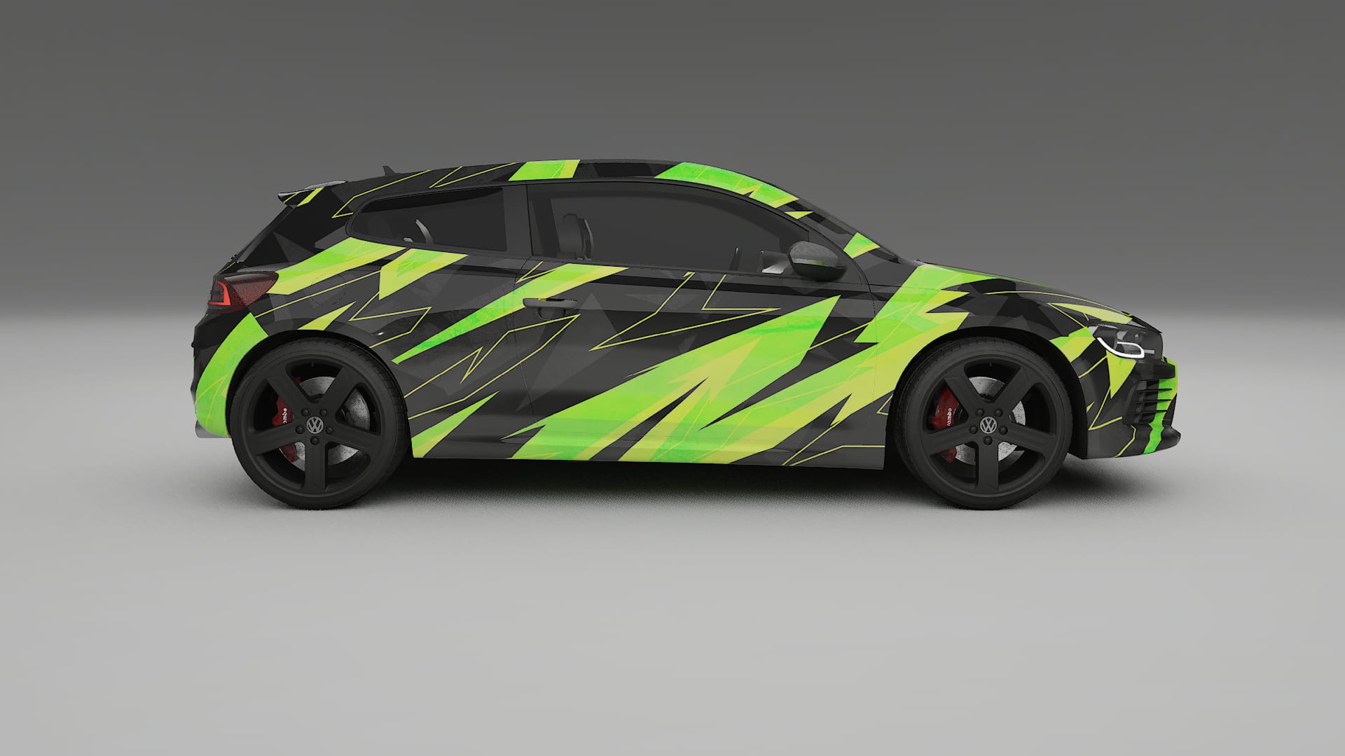 VW Scirocco R III NINJA TURTLES Designed Wrap PPF Kit – Printable Polyurethane Film