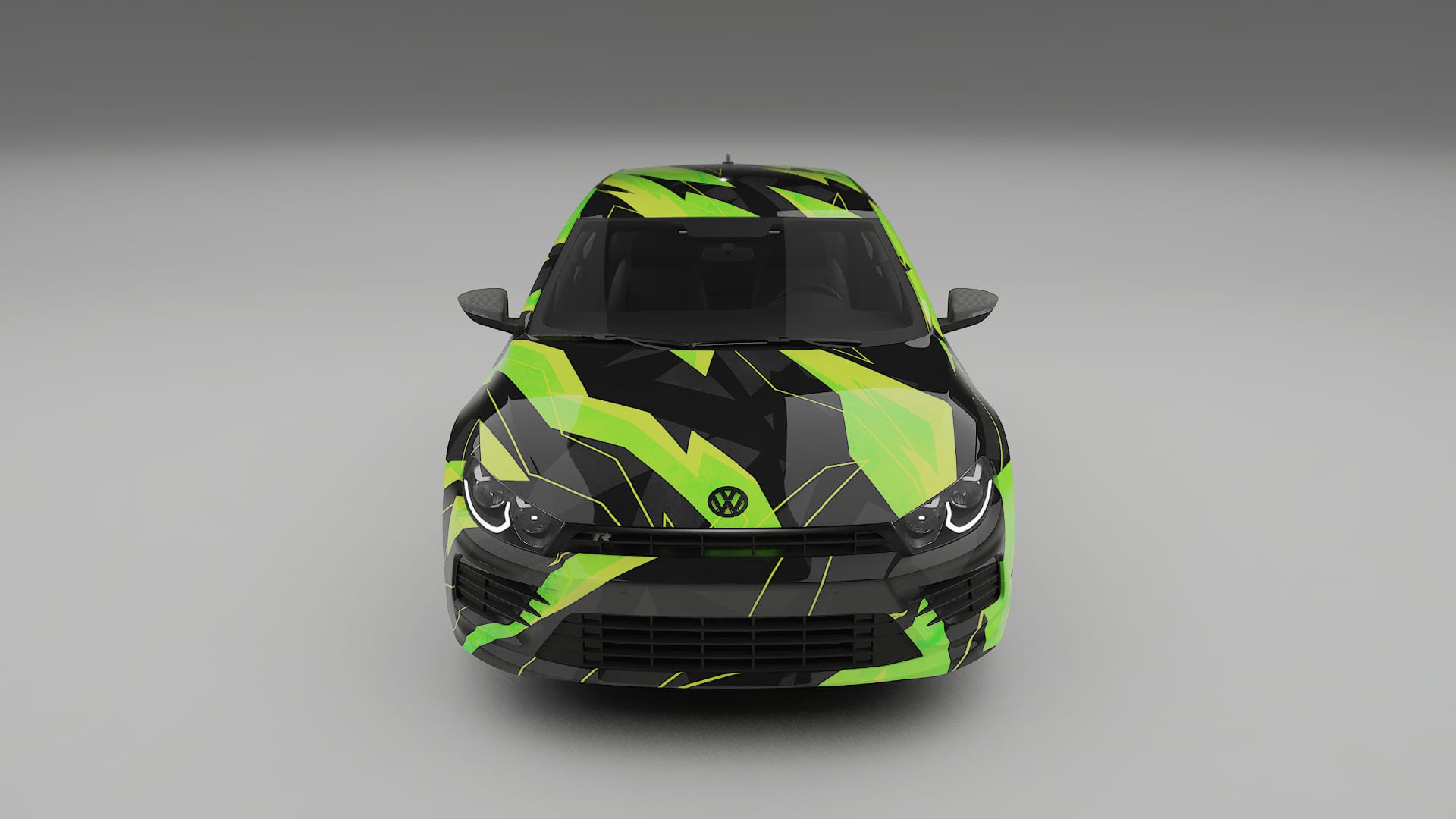VW Scirocco R III NINJA TURTLES Designed Wrap PPF Kit – Printable Polyurethane Film