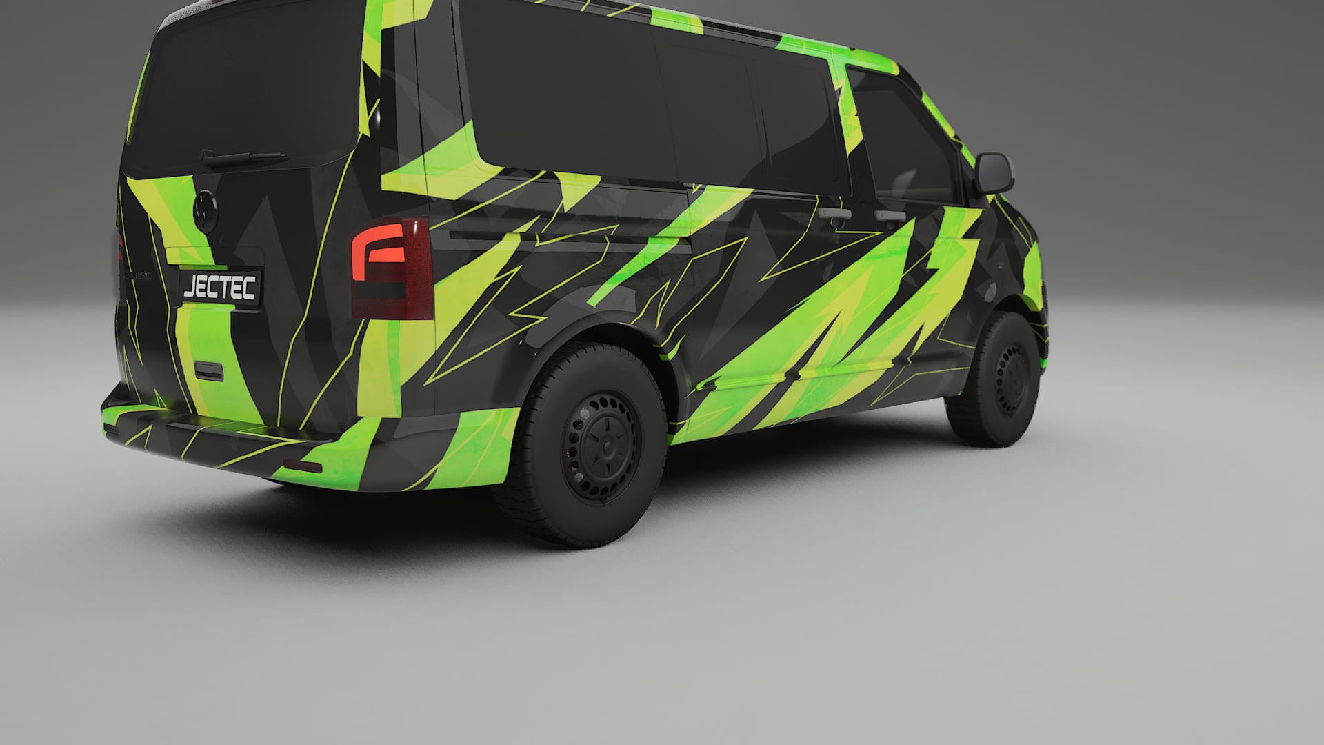 VW Transporter T5 Caravelle NINJA TURTLES Designed Wrap PPF Kit – Printable Polyurethane Film