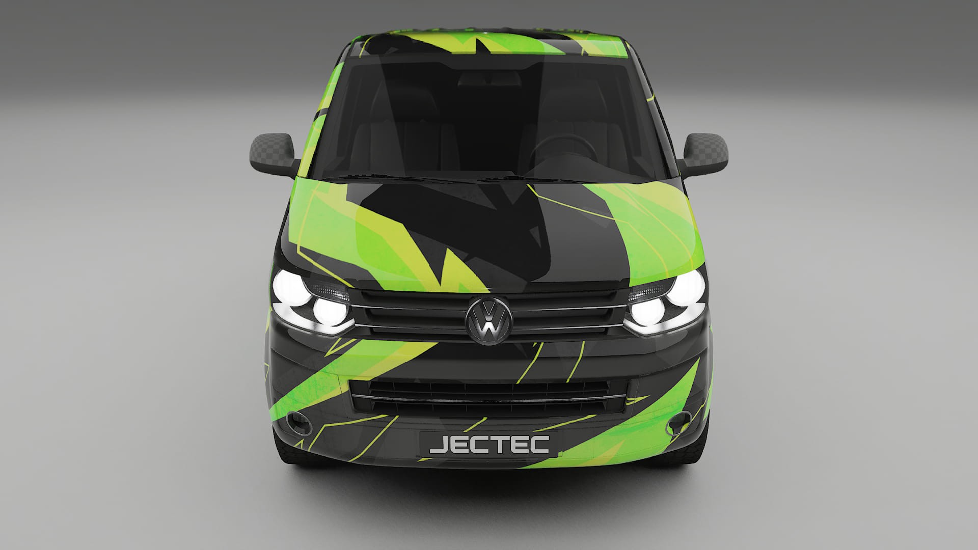 VW Transporter T5 Caravelle NINJA TURTLES Designed Wrap PPF Kit – Printable Polyurethane Film