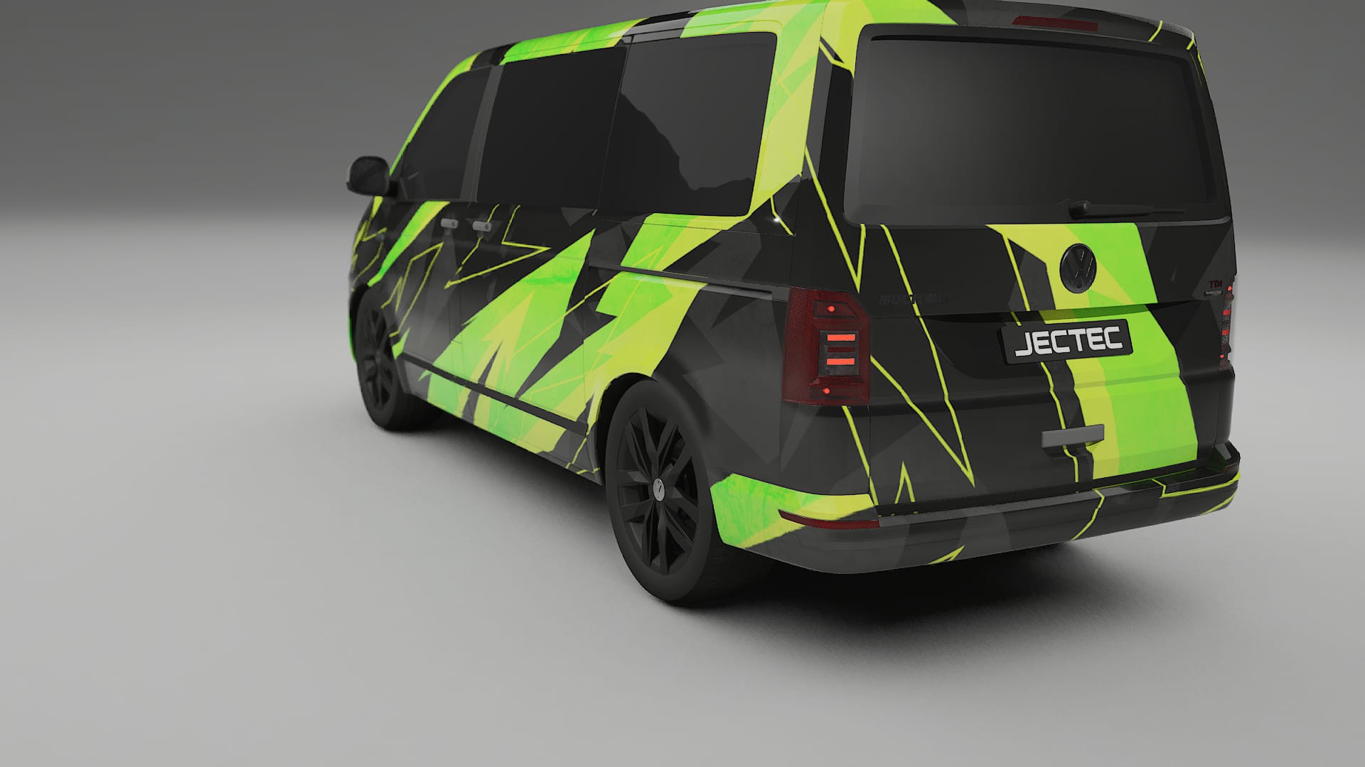 VW Transporter T6 Multivan NINJA TURTLES Designed Wrap PPF Kit – Printable Polyurethane Film