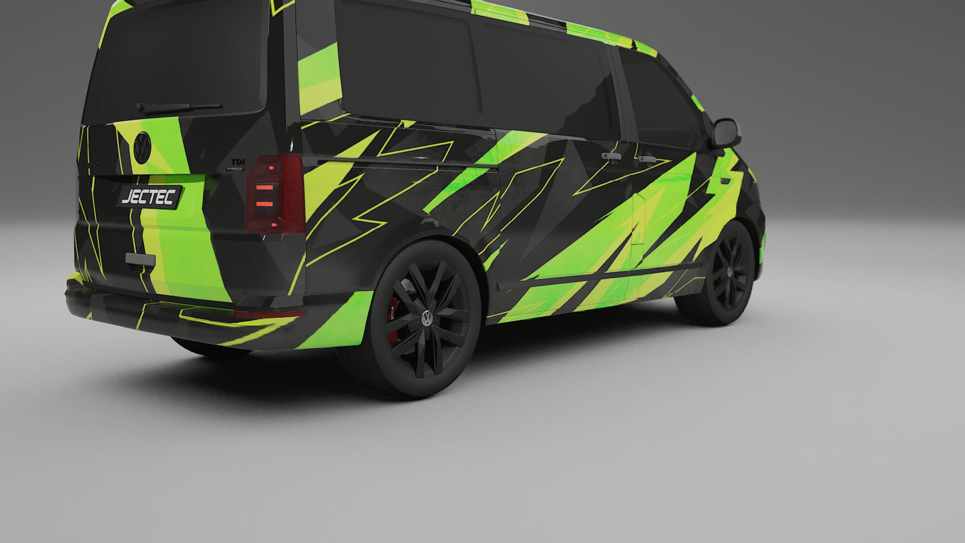 VW Transporter T6 Multivan NINJA TURTLES Designed Wrap PPF Kit – Printable Polyurethane Film