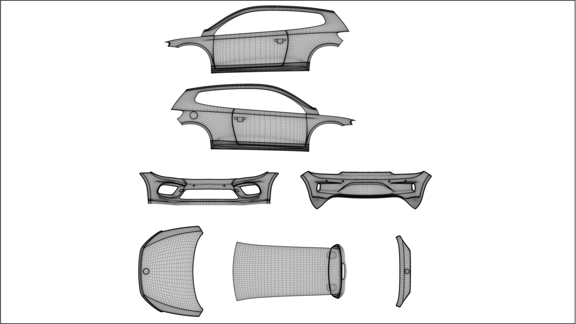 VW Scirocco R III COBRA 11 Designed Wrap PPF Kit – Printable Polyurethane Film