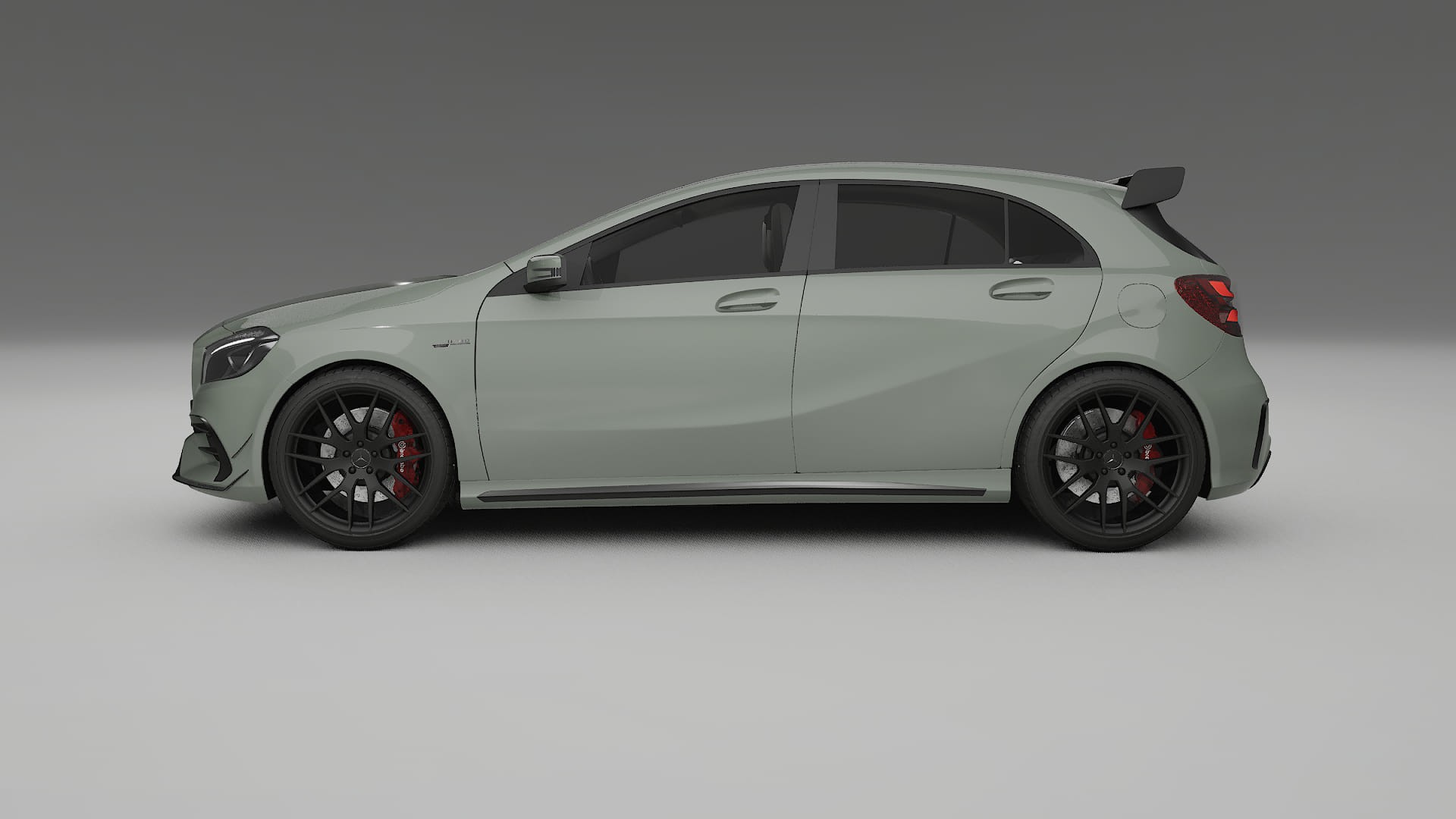 Mercedes A45 AMG W176 TPU Paint Protection Film | SLATE Color Change PPF Full Pre-Cut Kit