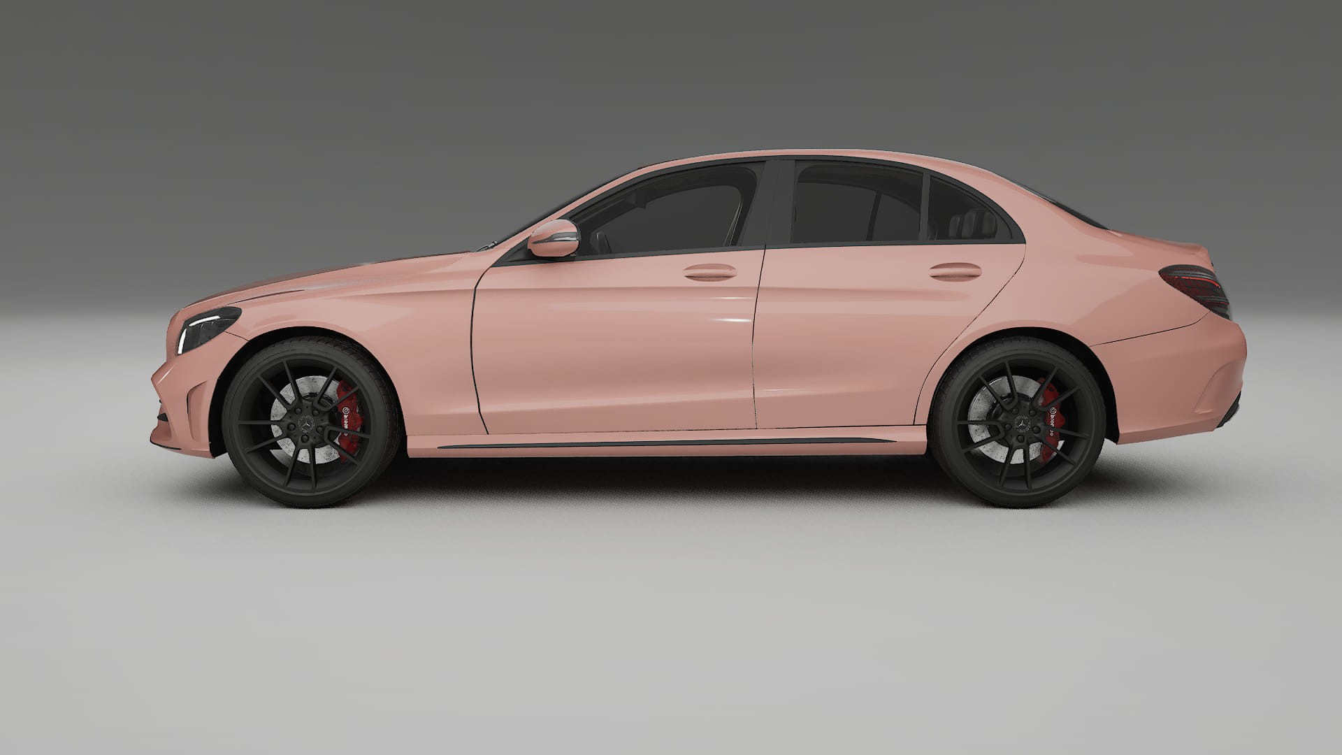 Mercedes C-Class W205 AMG sedan TPU Paint Protection Film | BLUSH Color Change PPF Full Pre-Cut Kit