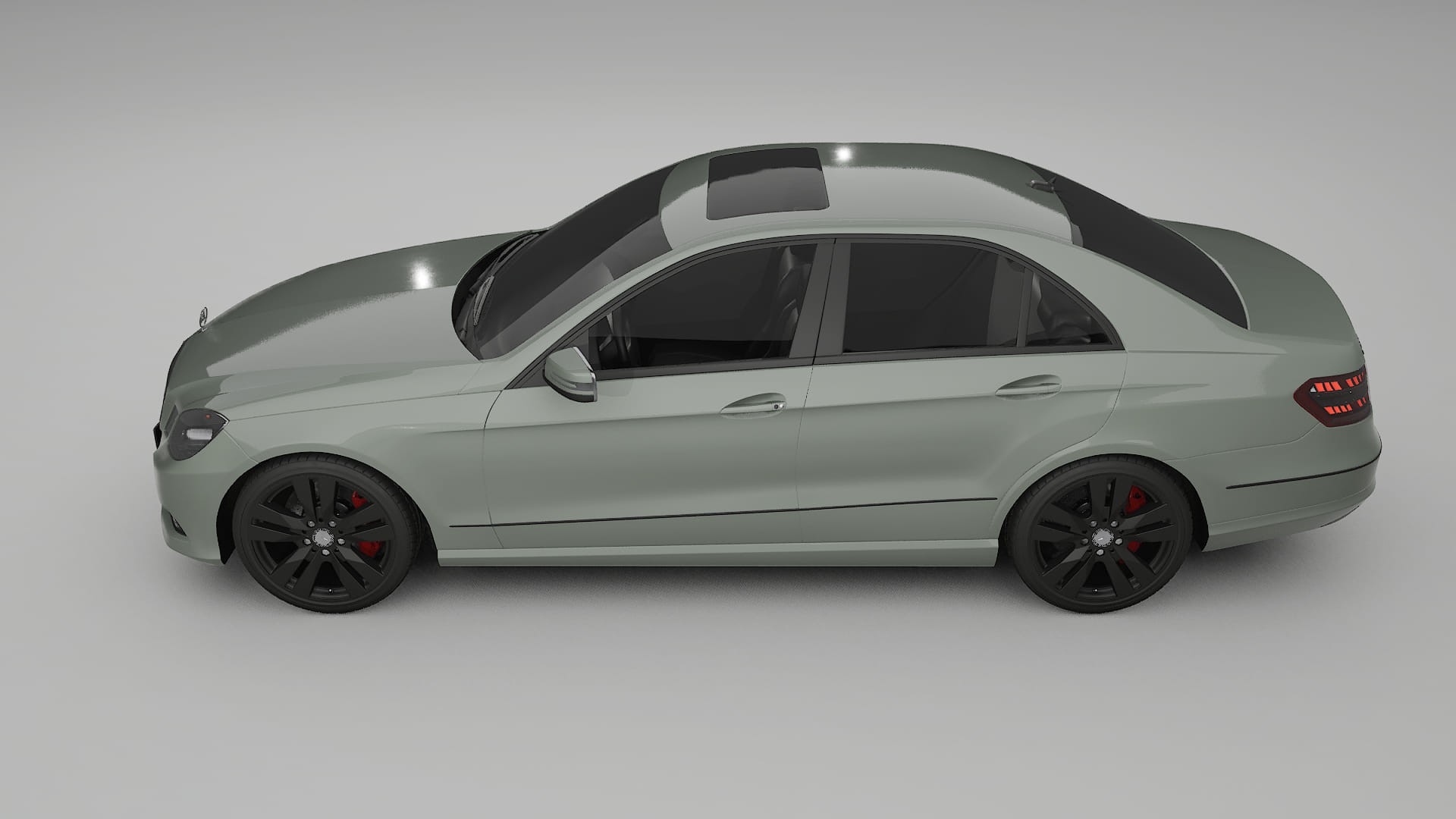 Mercedes E-Class Sedan W212 Prefacelift pre-LCI TPU Paint Protection Film | SLATE Color Change PPF Full Pre-Cut Kit