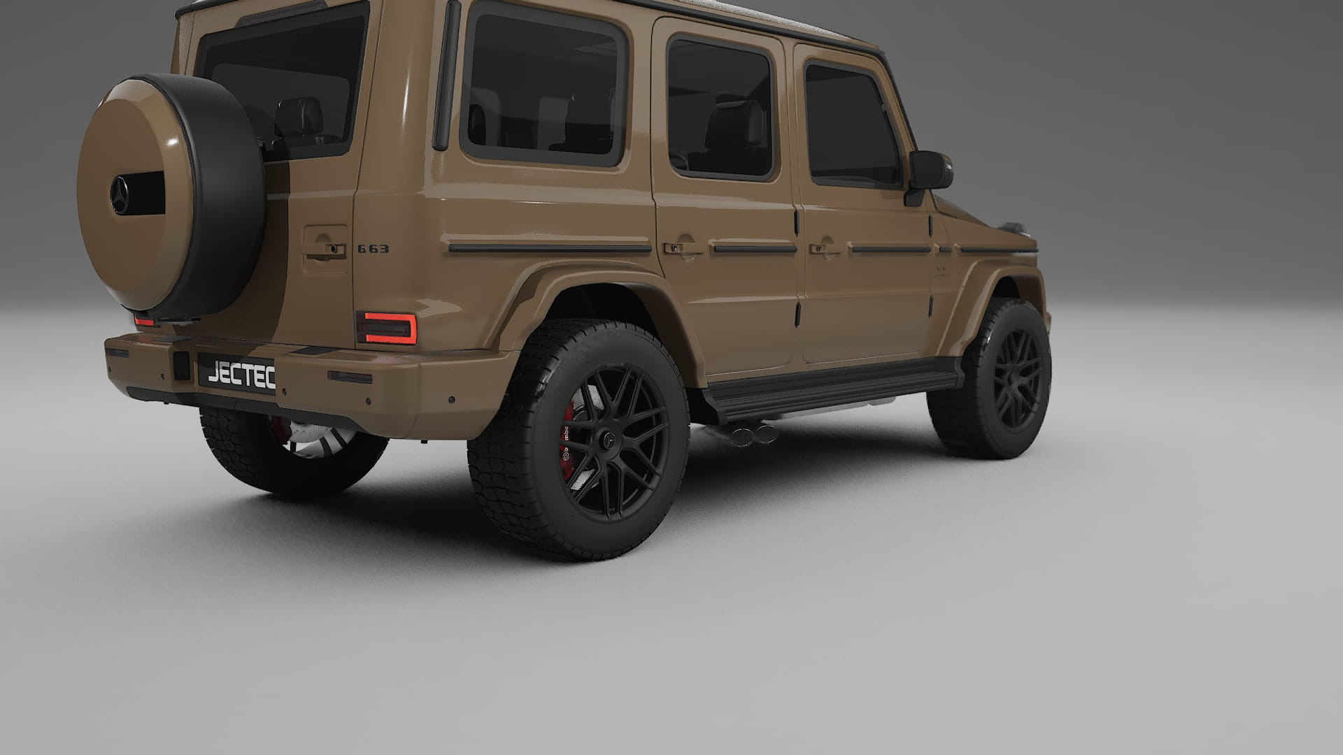 Mercedes G63 AMG W463A TPU Paint Protection Film | SAHARA Color Change PPF Full Pre-Cut Kit