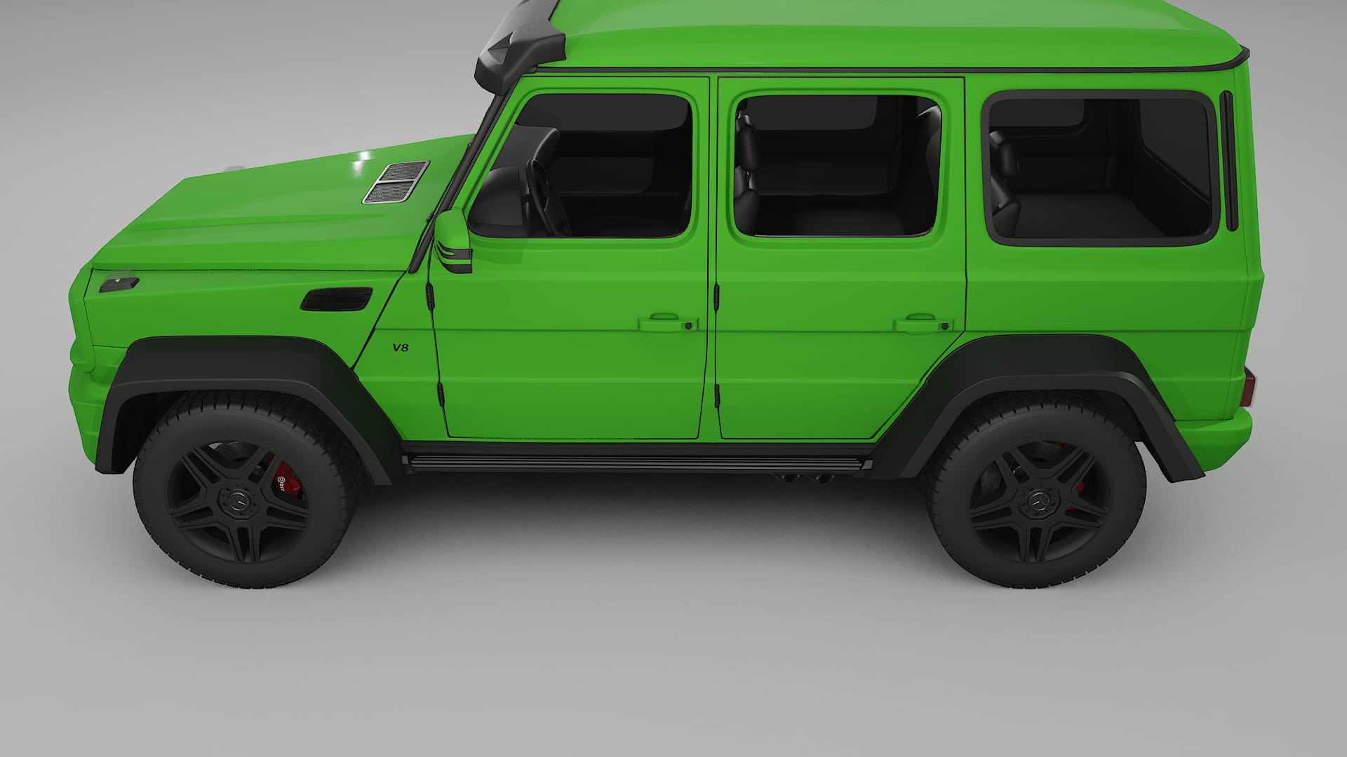 Mercedes G-class 4x4 W463 TPU Paint Protection Film | VENOM Color Change PPF Full Pre-Cut Kit