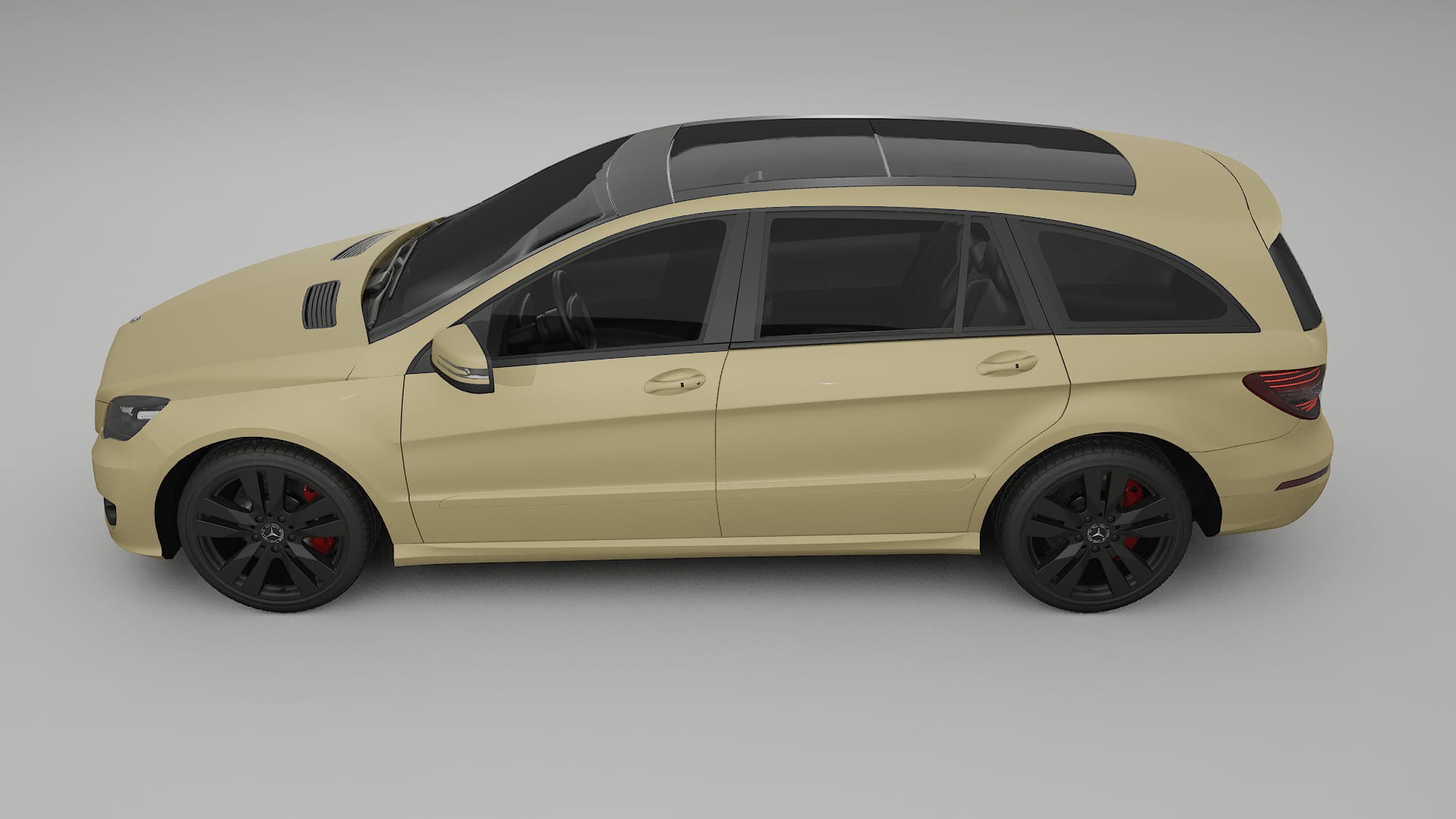 Mercedes R-class W251 facelift LCI TPU Paint Protection Film | SAND Color Change PPF Full Pre-Cut Kit