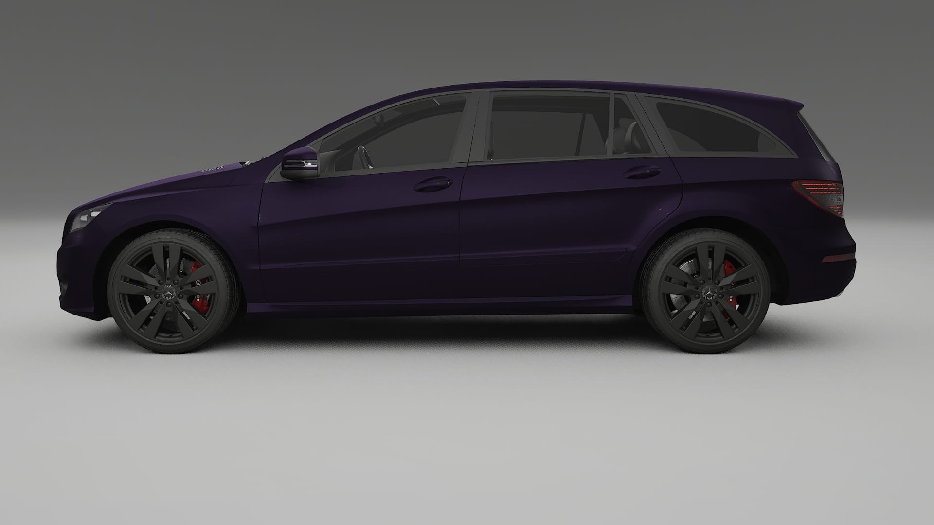Mercedes R-class W251 facelift LCI TPU Paint Protection Film | VIOLET Color Change PPF Full Pre-Cut Kit