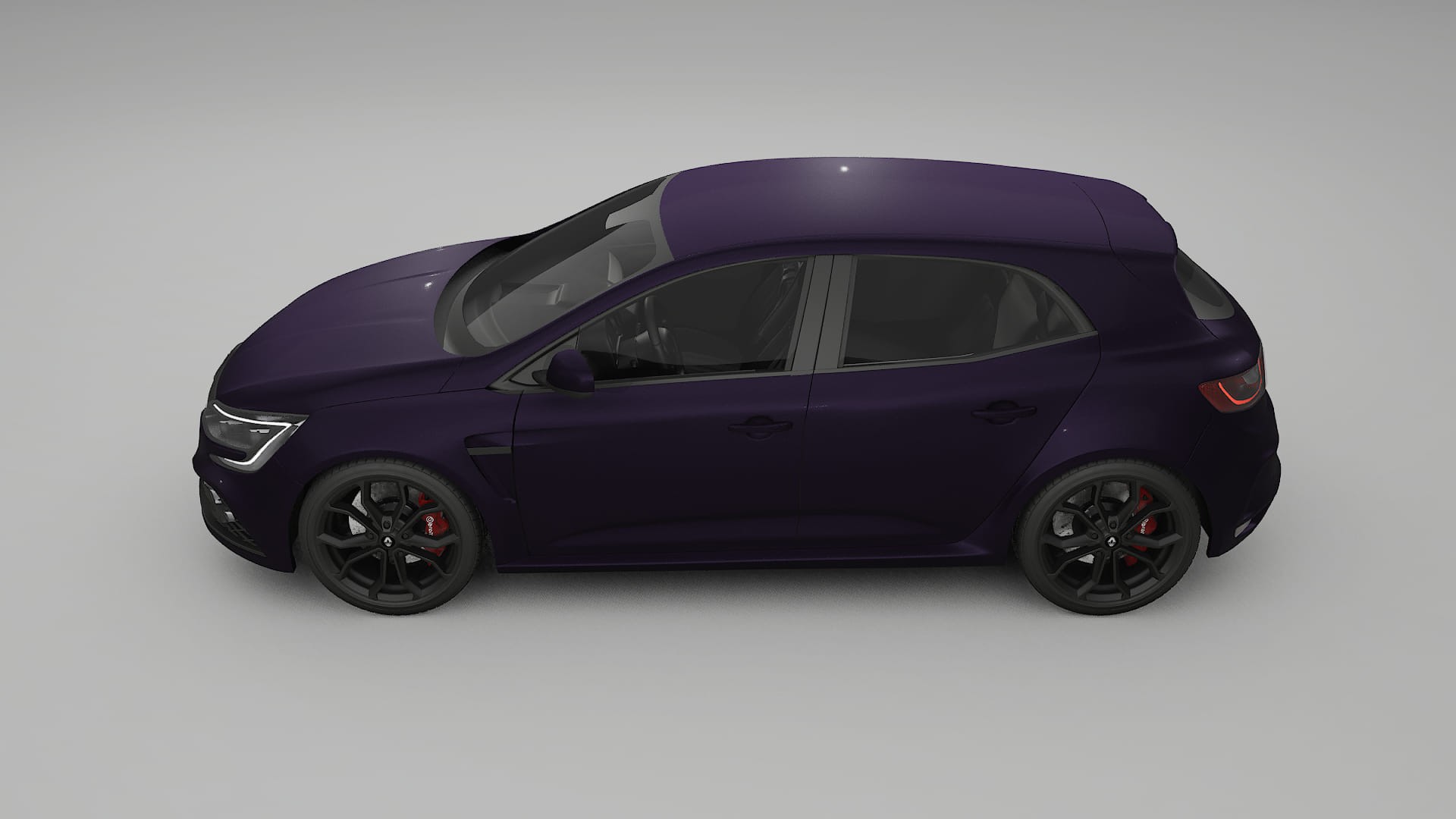 Renault Megane RS IV TPU Paint Protection Film | VIOLET Color Change PPF Full Pre-Cut Kit