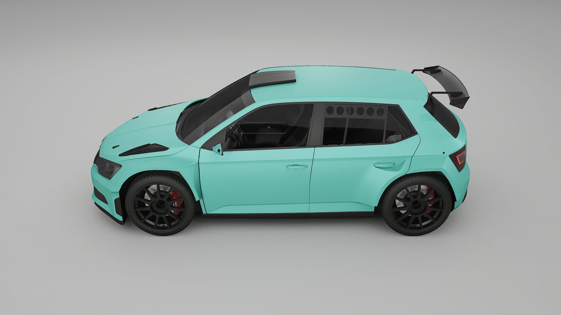 Škoda Fabia R5 6V TPU Paint Protection Film | FROST Color Change PPF Full Pre-Cut Kit