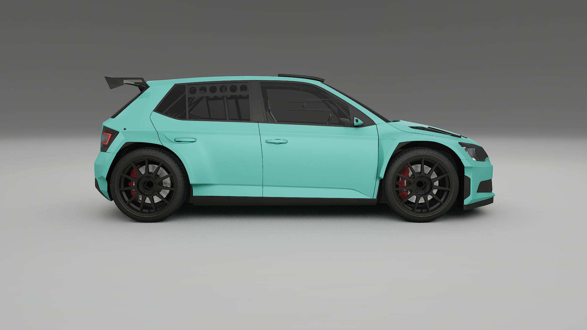 Škoda Fabia R5 6V TPU Paint Protection Film | FROST Color Change PPF Full Pre-Cut Kit