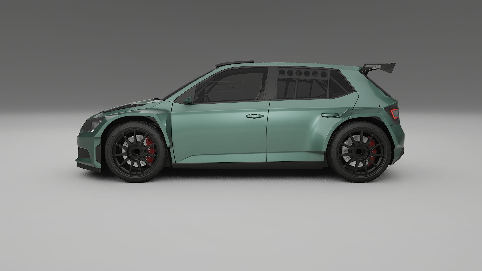 Škoda Fabia R5 6V TPU Paint Protection Film | EVERGREEN Color Change PPF Full Pre-Cut Kit