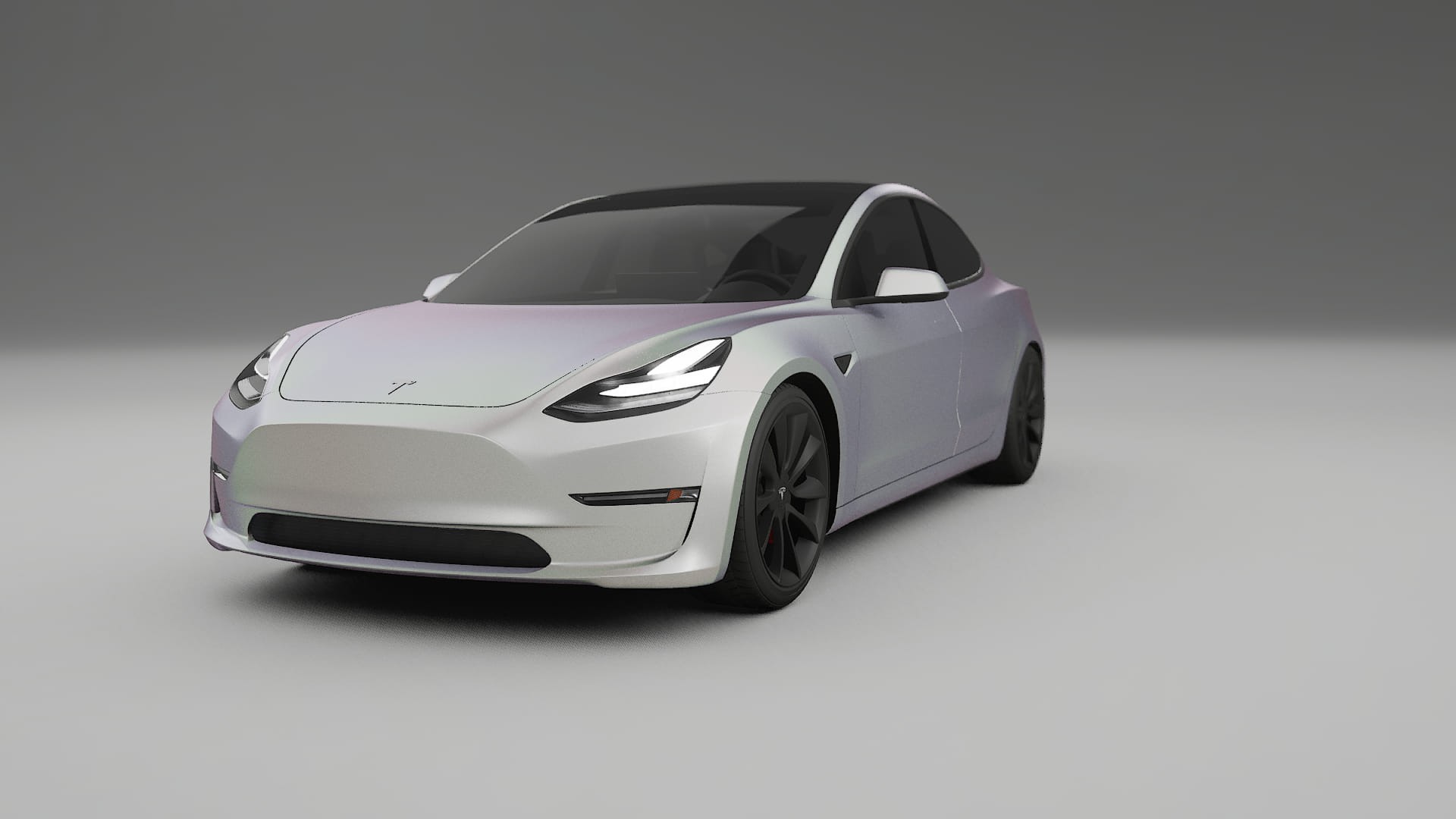 Tesla Model3 TPU Paint Protection Film | NEBULA Color Change PPF Full Pre-Cut Kit