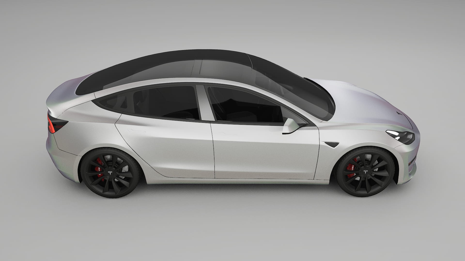 Tesla Model3 TPU Paint Protection Film | NEBULA Color Change PPF Full Pre-Cut Kit