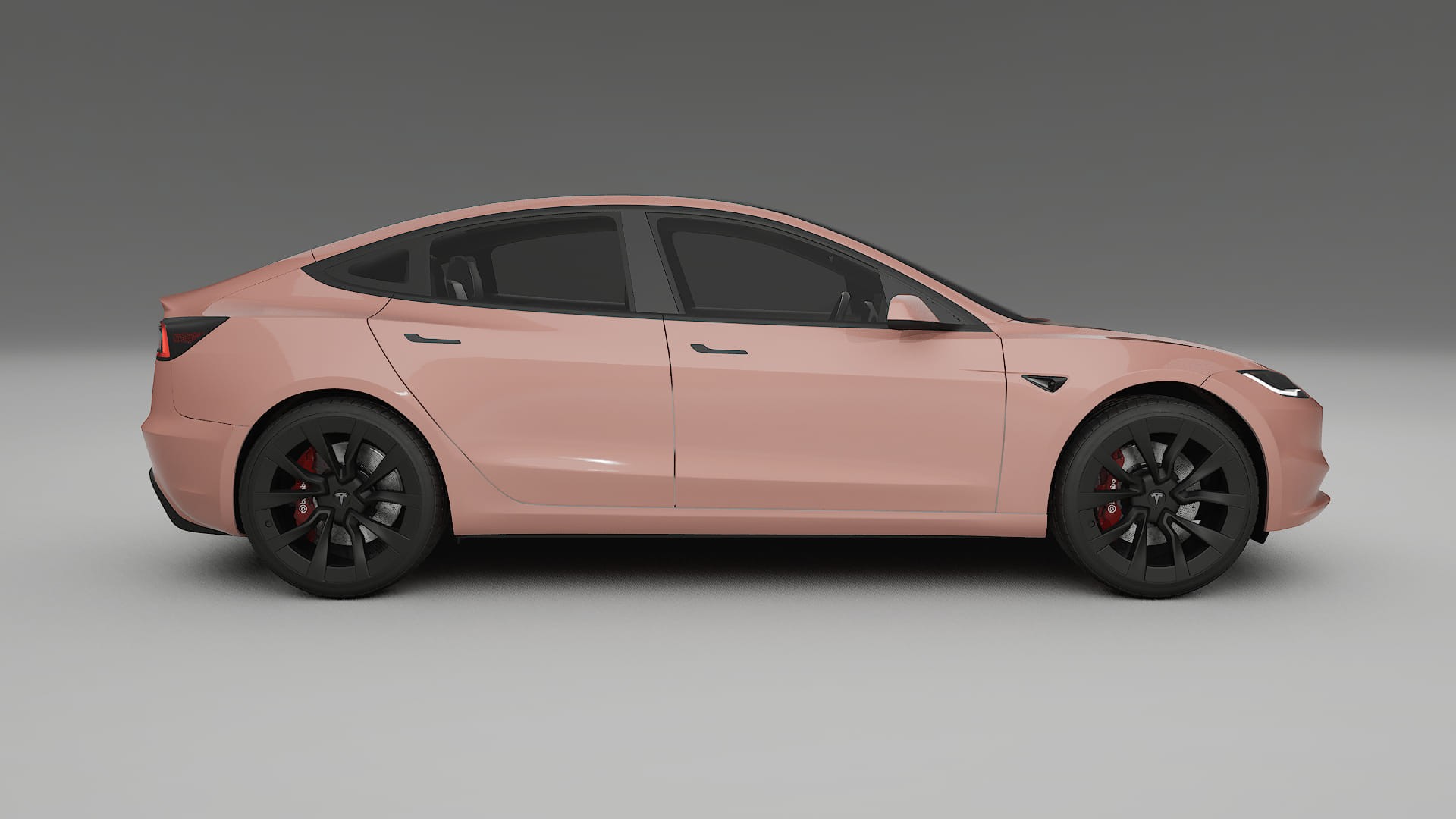 Tesla Model3 Highland TPU Paint Protection Film | BLUSH Color Change PPF Full Pre-Cut Kit