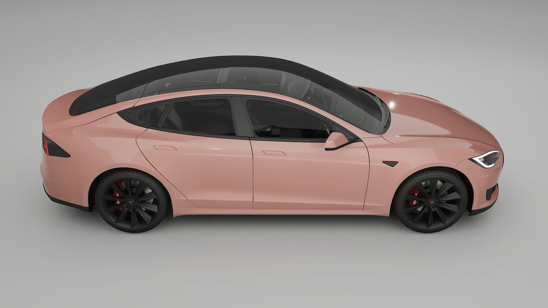 Tesla Model-S TPU Paint Protection Film | BLUSH Color Change PPF Full Pre-Cut Kit
