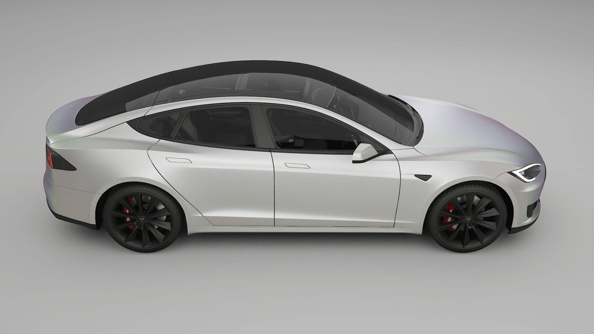 Tesla Model-S TPU Paint Protection Film | NEBULA Color Change PPF Full Pre-Cut Kit