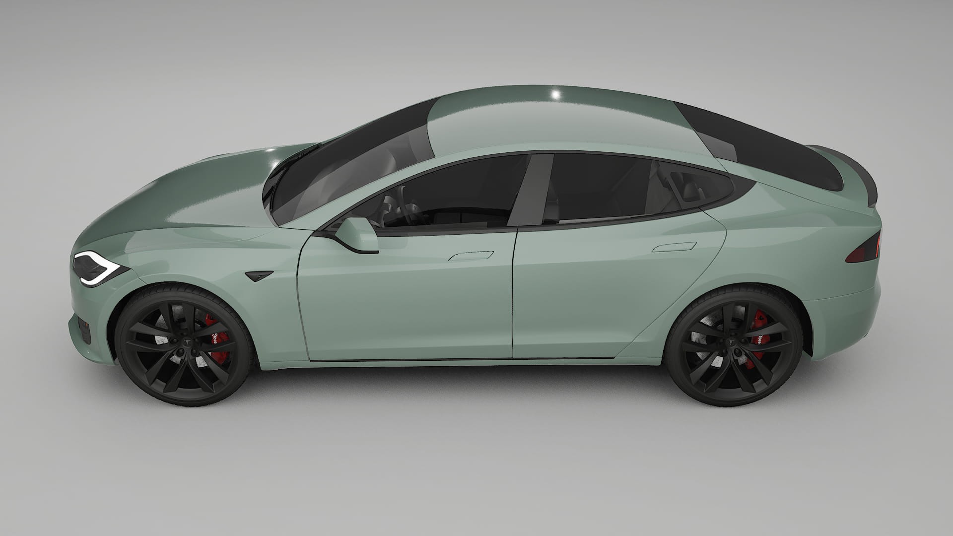 Tesla Model-S Refresh TPU Paint Protection Film | CINDER Color Change PPF Full Pre-Cut Kit