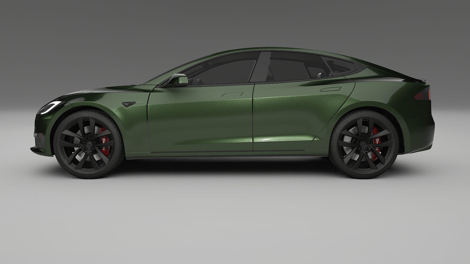 Tesla Model-S Refresh TPU Paint Protection Film | LAGOON Color Change PPF Full Pre-Cut Kit