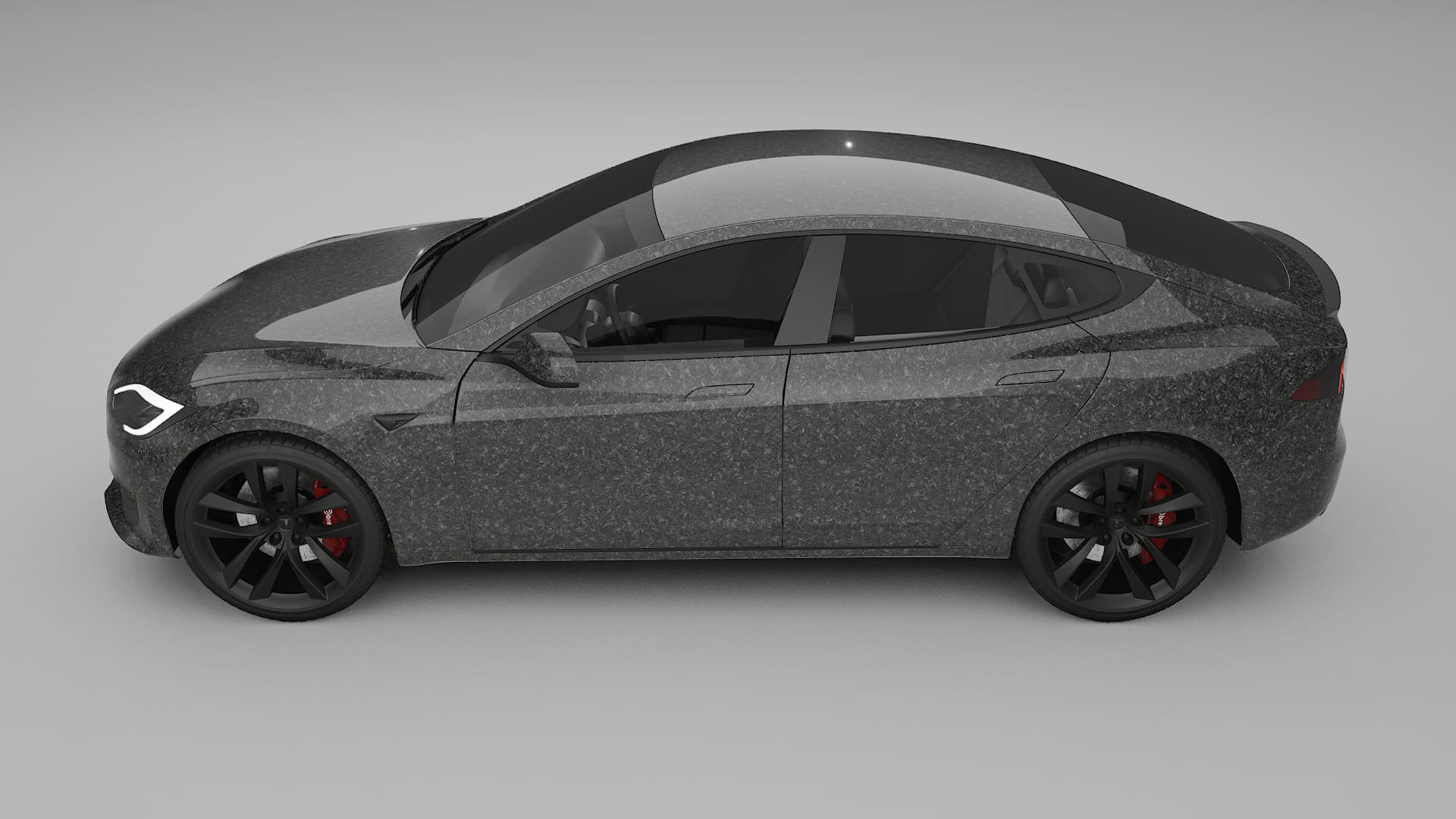 Tesla Model-S Refresh TPU Paint Protection Film | FORGED S Color Change PPF Full Pre-Cut Kit