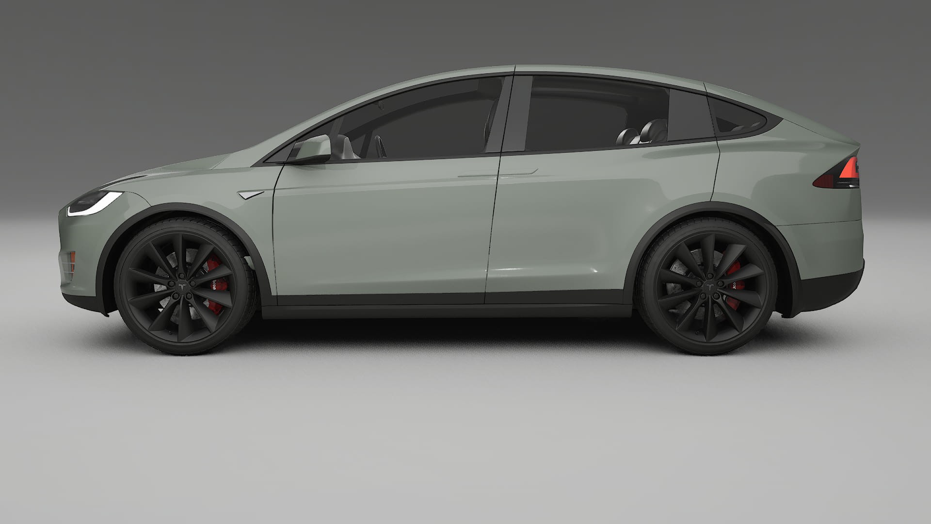 Tesla Model-X TPU Paint Protection Film | SLATE Color Change PPF Full Pre-Cut Kit
