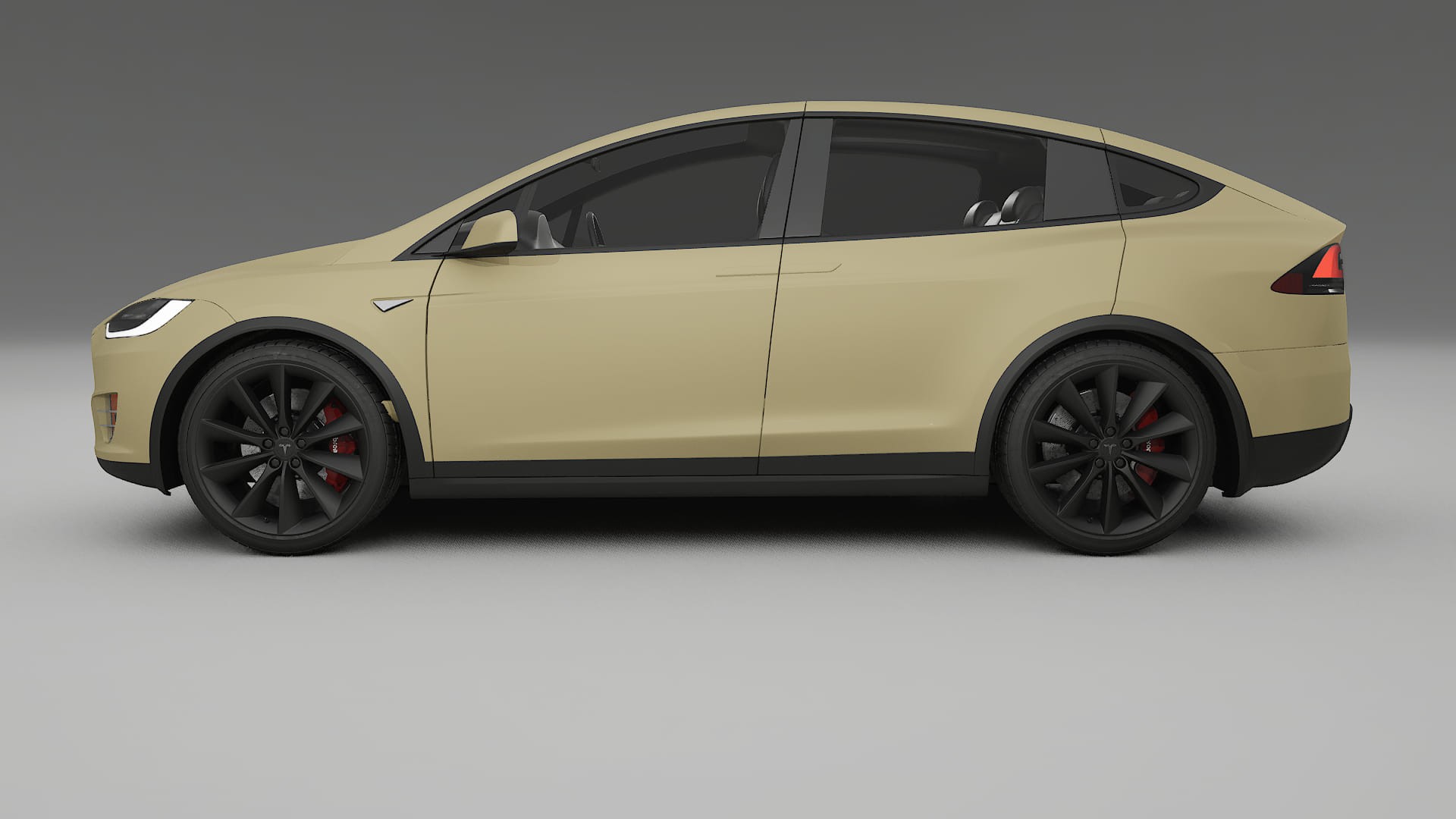 Tesla Model-X TPU Paint Protection Film | SAND Color Change PPF Full Pre-Cut Kit
