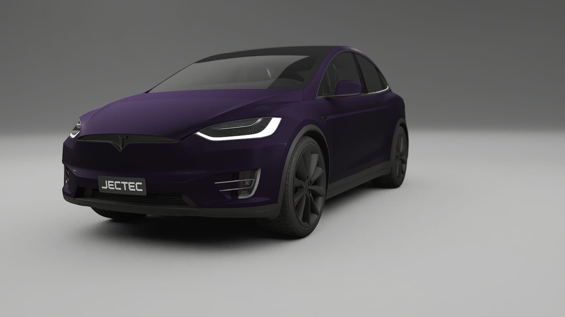 Tesla Model-X TPU Paint Protection Film | VIOLET Color Change PPF Full Pre-Cut Kit
