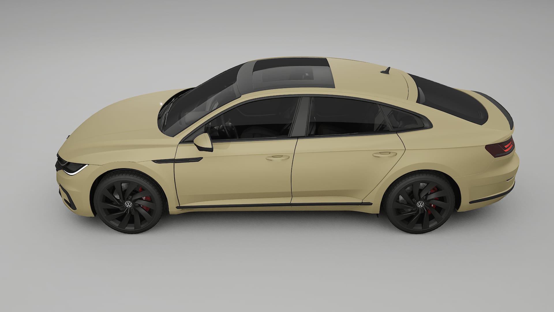 VW Arteon R 3H prefacelift pre-LCI TPU Paint Protection Film | SAND Color Change PPF Full Pre-Cut Kit