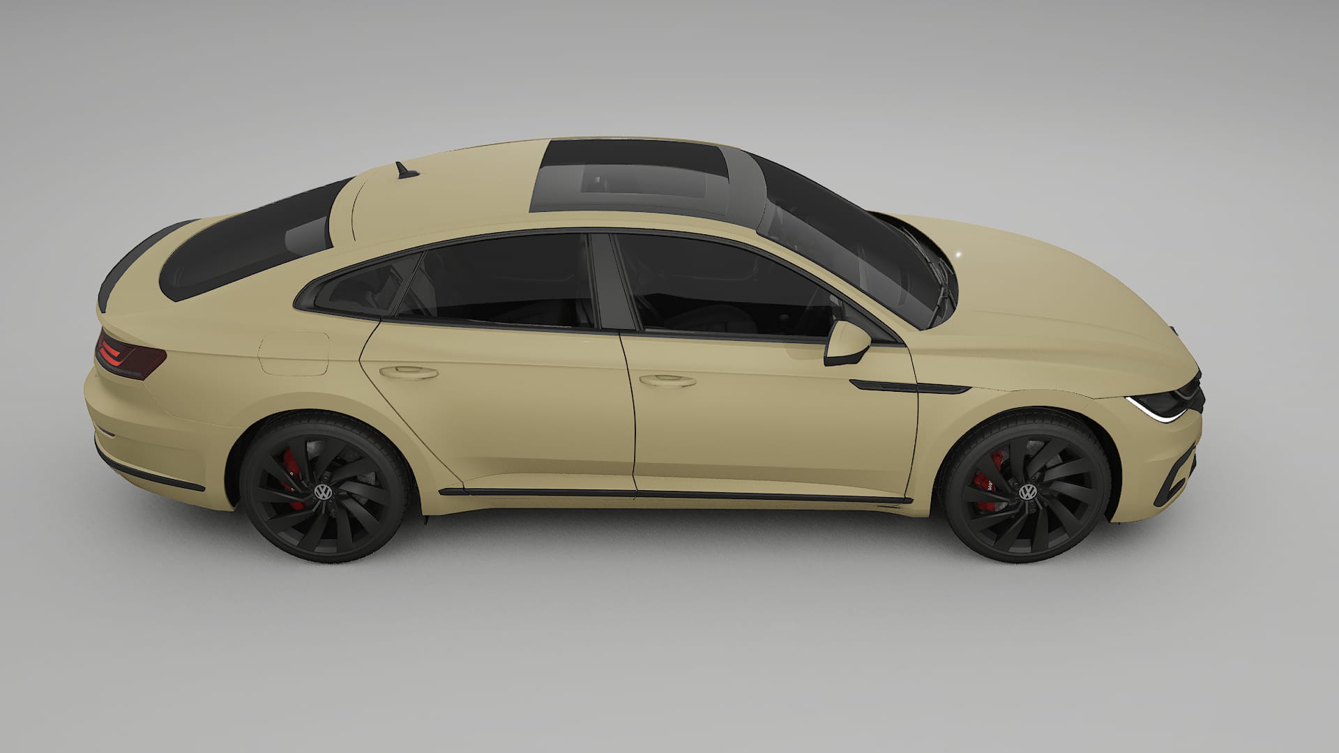 VW Arteon R 3H prefacelift pre-LCI TPU Paint Protection Film | SAND Color Change PPF Full Pre-Cut Kit