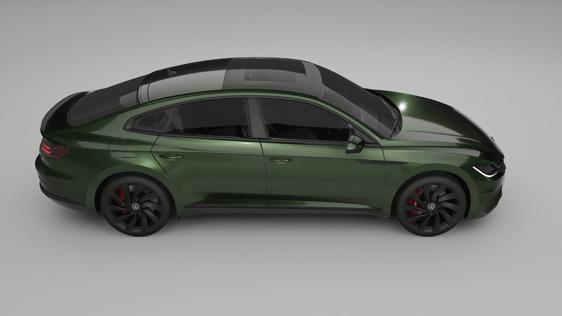 VW Arteon R 3H prefacelift pre-LCI TPU Paint Protection Film | LAGOON Color Change PPF Full Pre-Cut Kit