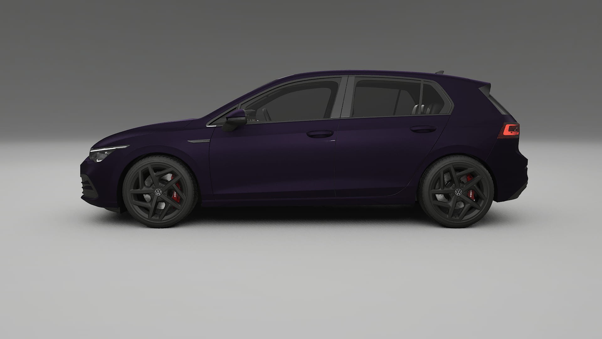 VW Golf Mk8 TPU Paint Protection Film | VIOLET Color Change PPF Full Pre-Cut Kit