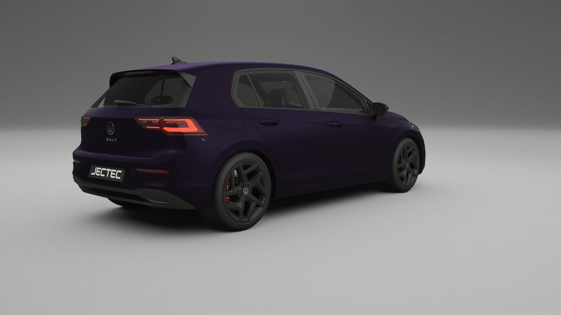 VW Golf Mk8 TPU Paint Protection Film | VIOLET Color Change PPF Full Pre-Cut Kit