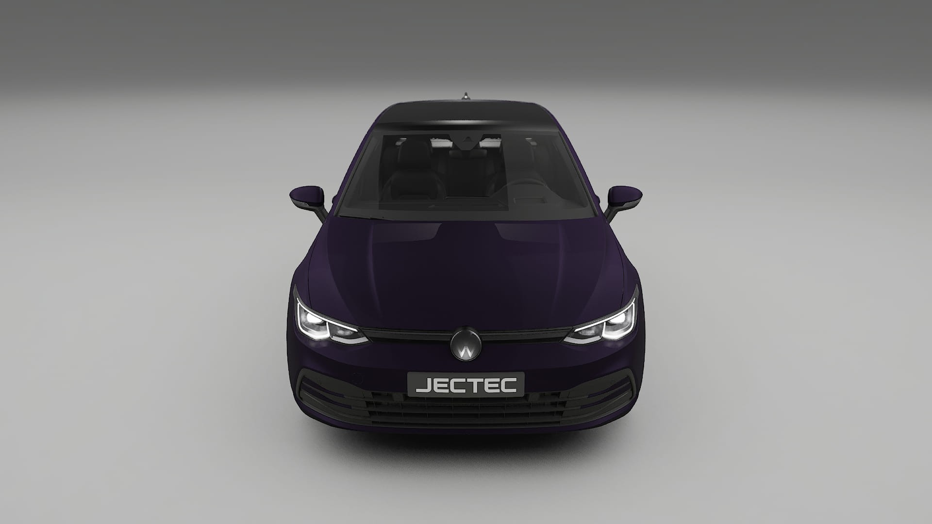 VW Golf Mk8 TPU Paint Protection Film | VIOLET Color Change PPF Full Pre-Cut Kit