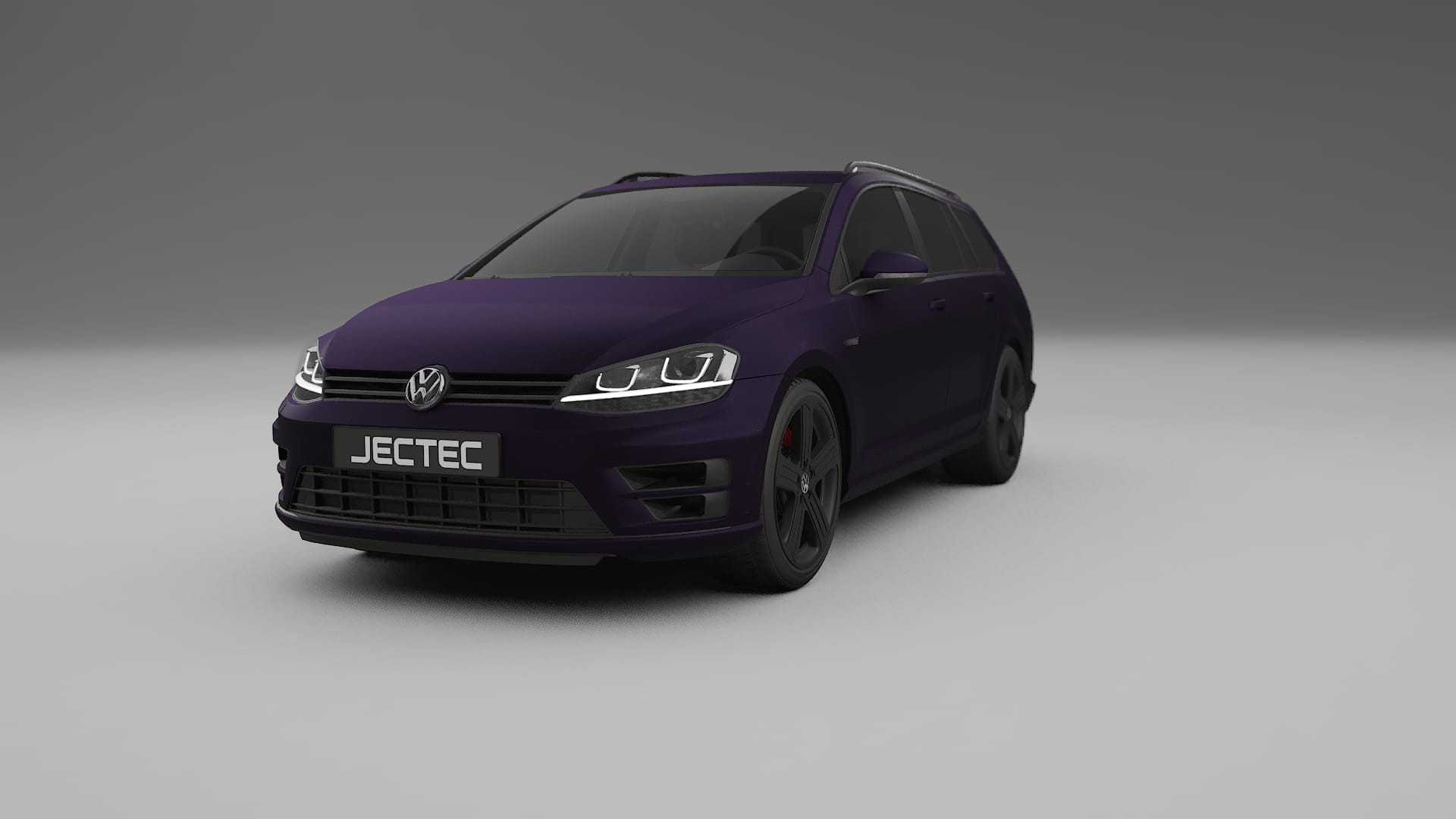 VW Golf Variant Mk7 TPU Paint Protection Film | VIOLET Color Change PPF Full Pre-Cut Kit