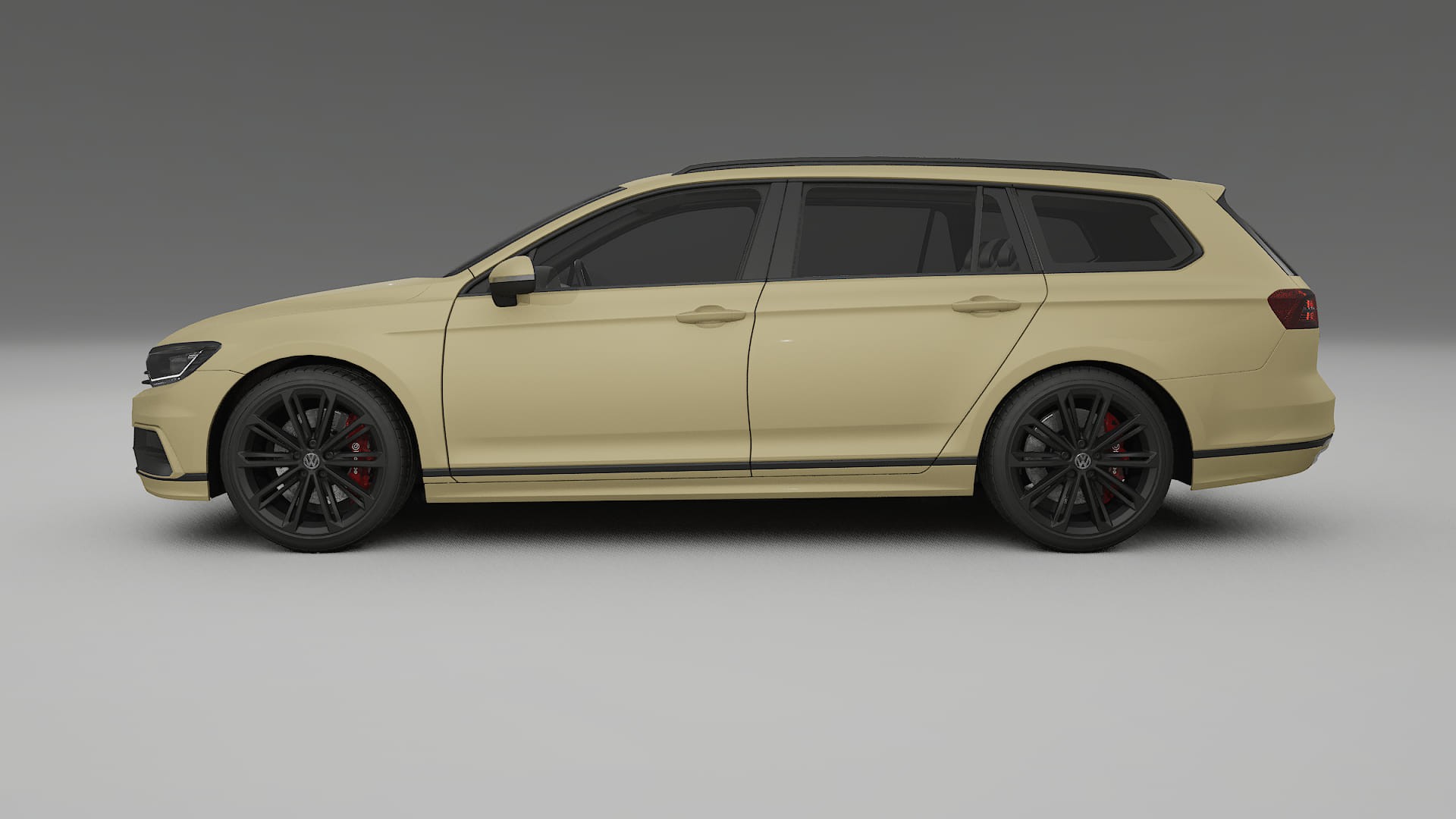 VW Passat Variant-R B8 TPU Paint Protection Film | SAND Color Change PPF Full Pre-Cut Kit