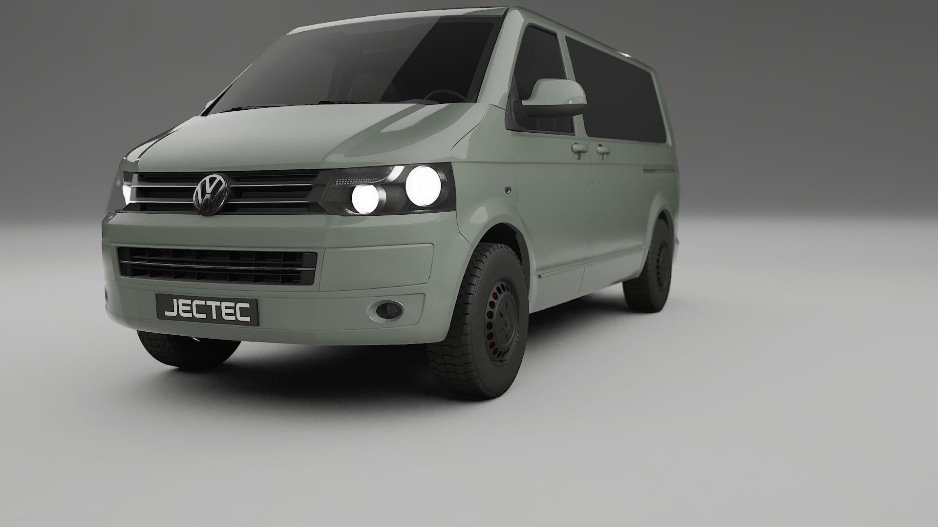 VW Transporter T5 Caravelle TPU Paint Protection Film | SLATE Color Change PPF Full Pre-Cut Kit
