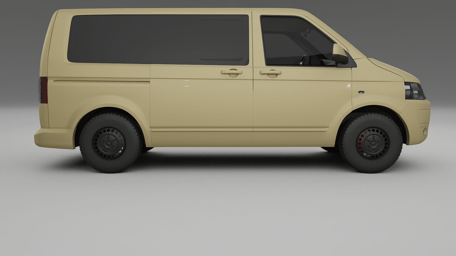VW Transporter T5 Caravelle TPU Paint Protection Film | SAND Color Change PPF Full Pre-Cut Kit