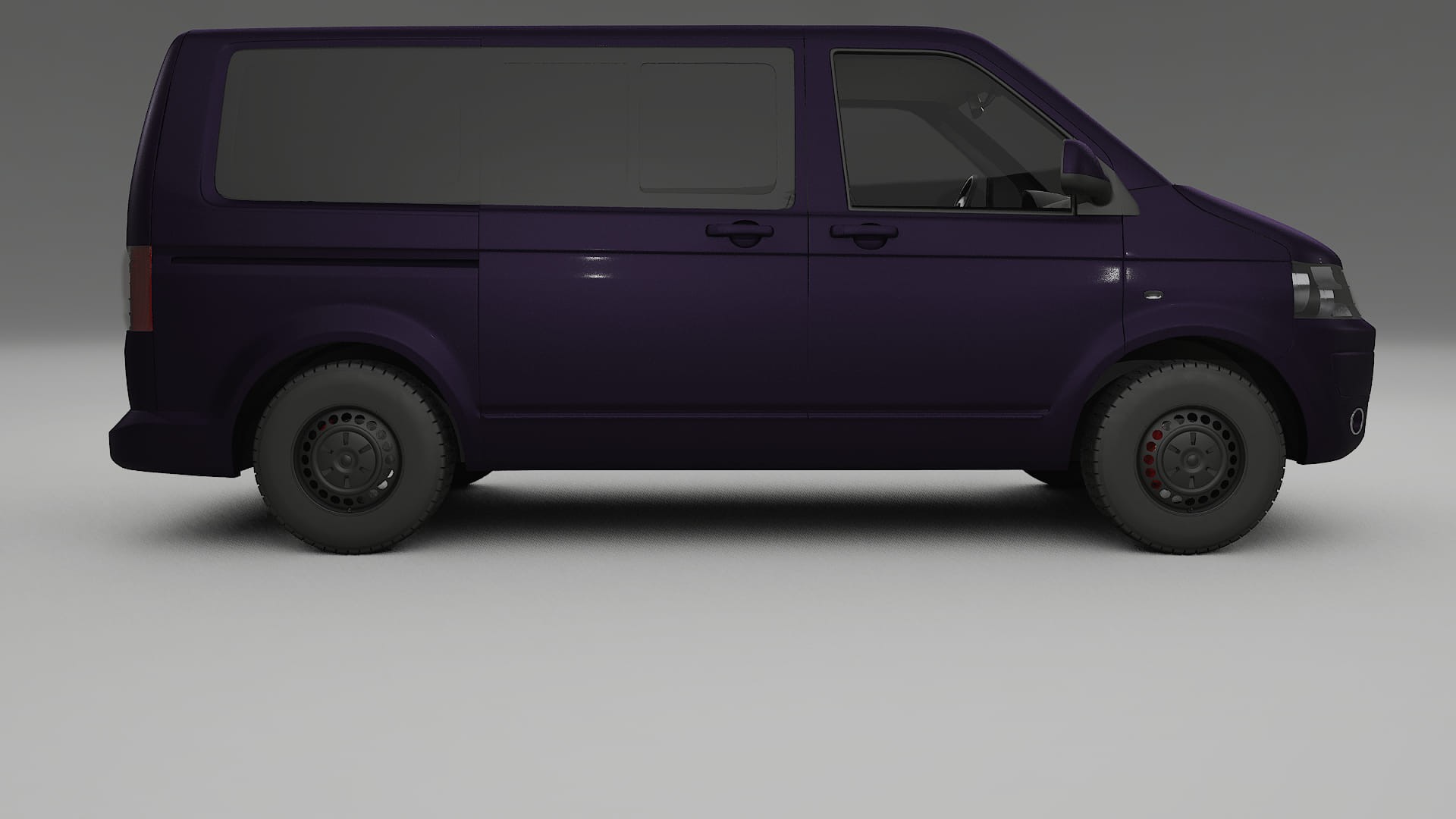 VW Transporter T5 Caravelle TPU Paint Protection Film | VIOLET Color Change PPF Full Pre-Cut Kit