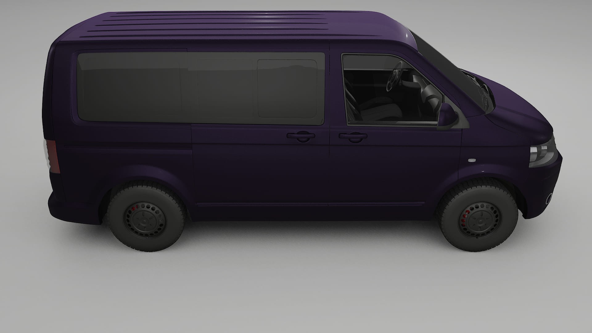 VW Transporter T5 Caravelle TPU Paint Protection Film | VIOLET Color Change PPF Full Pre-Cut Kit
